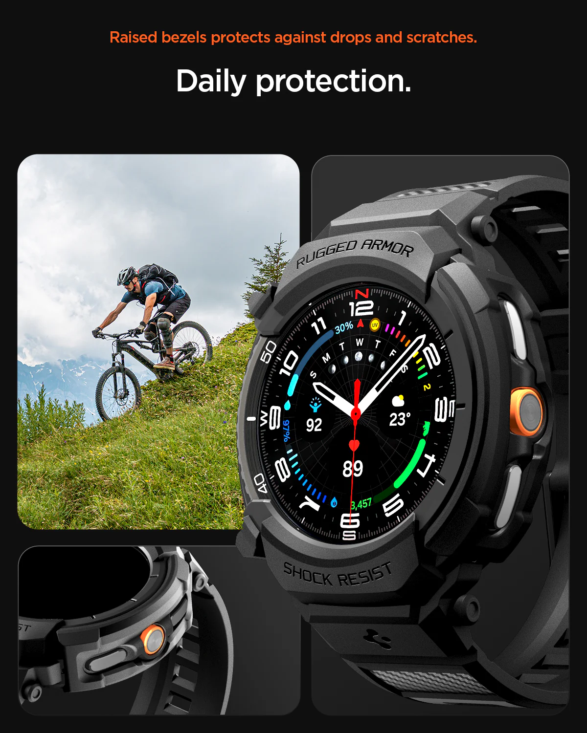 Galaxy Watch 8 Series - Rugged Armor Pro 50 Galaxy Watch 8 Series - Rugged Armor Pro