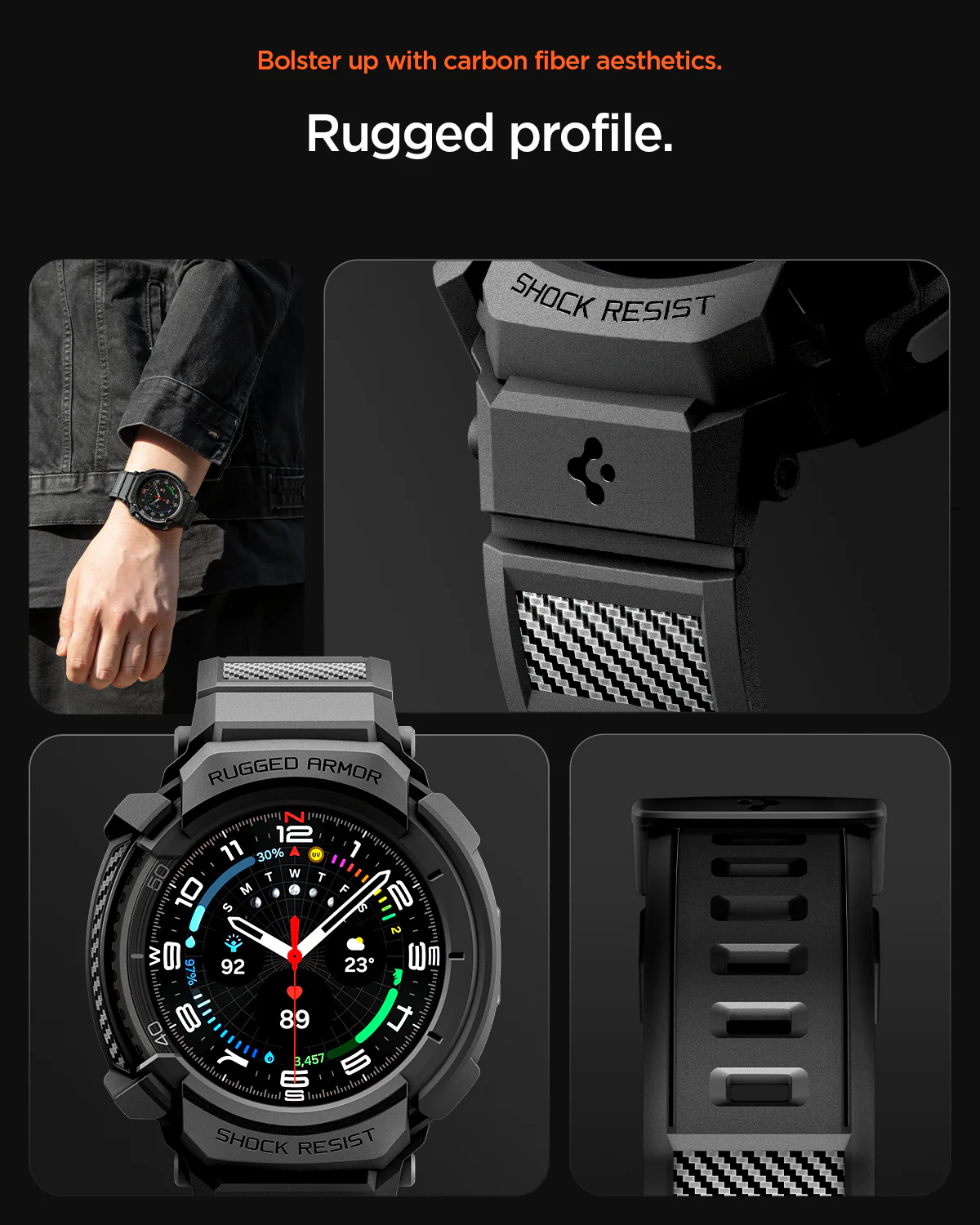 Galaxy Watch 8 Series - Rugged Armor Pro 51 Galaxy Watch 8 Series - Rugged Armor Pro