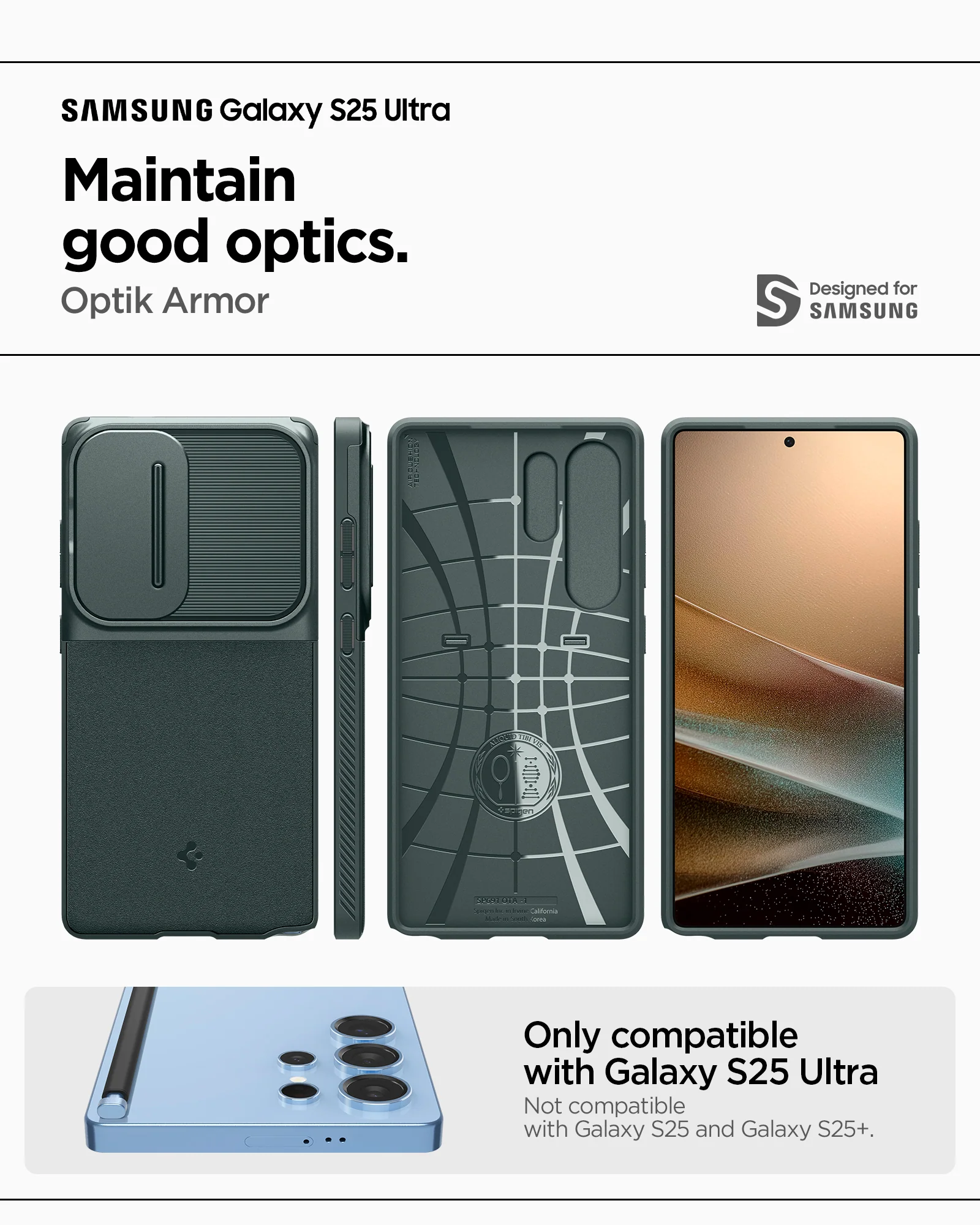 Galaxy S25 Series - Optik Armor 34 Galaxy S25 Series - Optik Armor