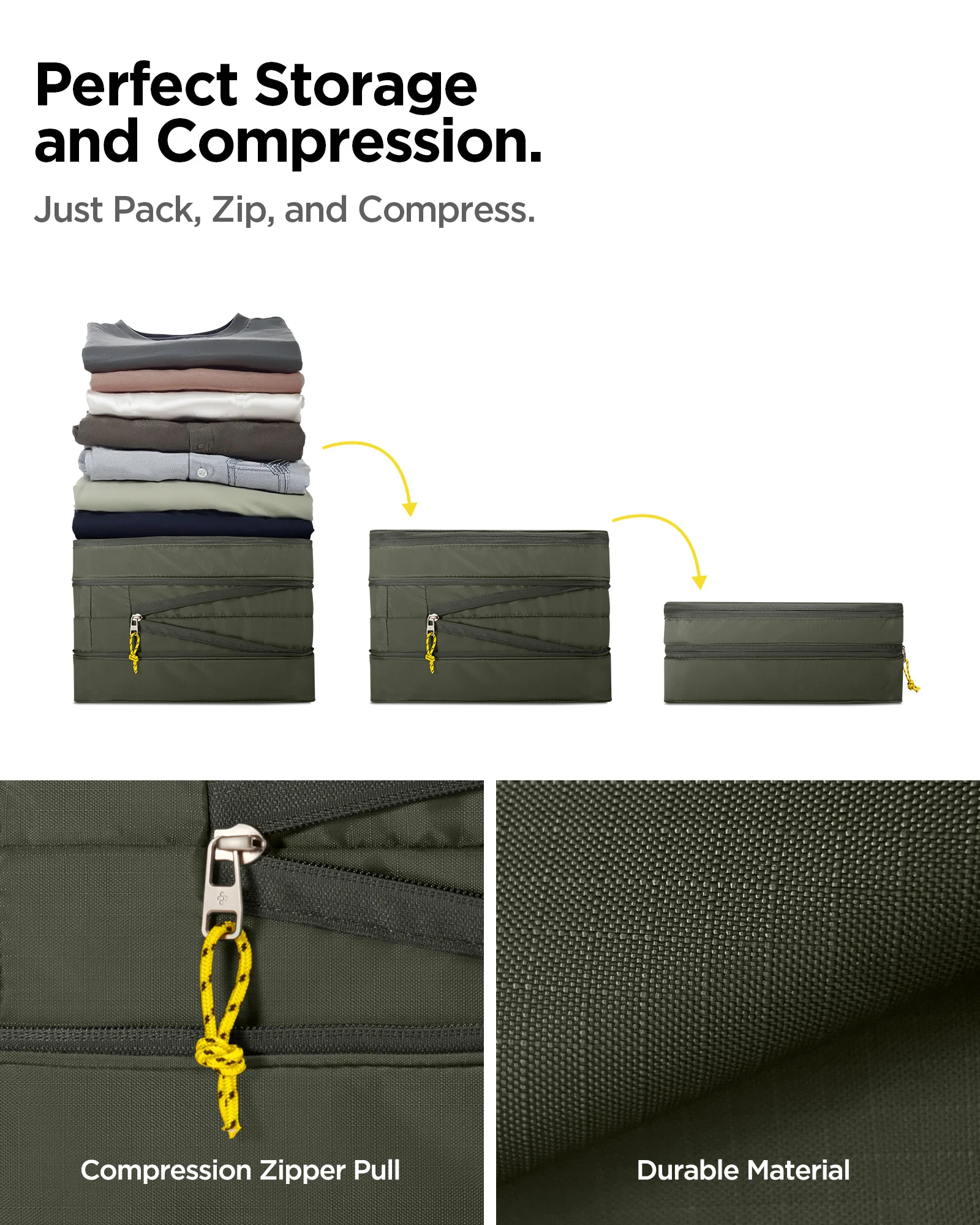 Travel Packing Cubes | KD600 10 Travel Packing Cubes | KD600