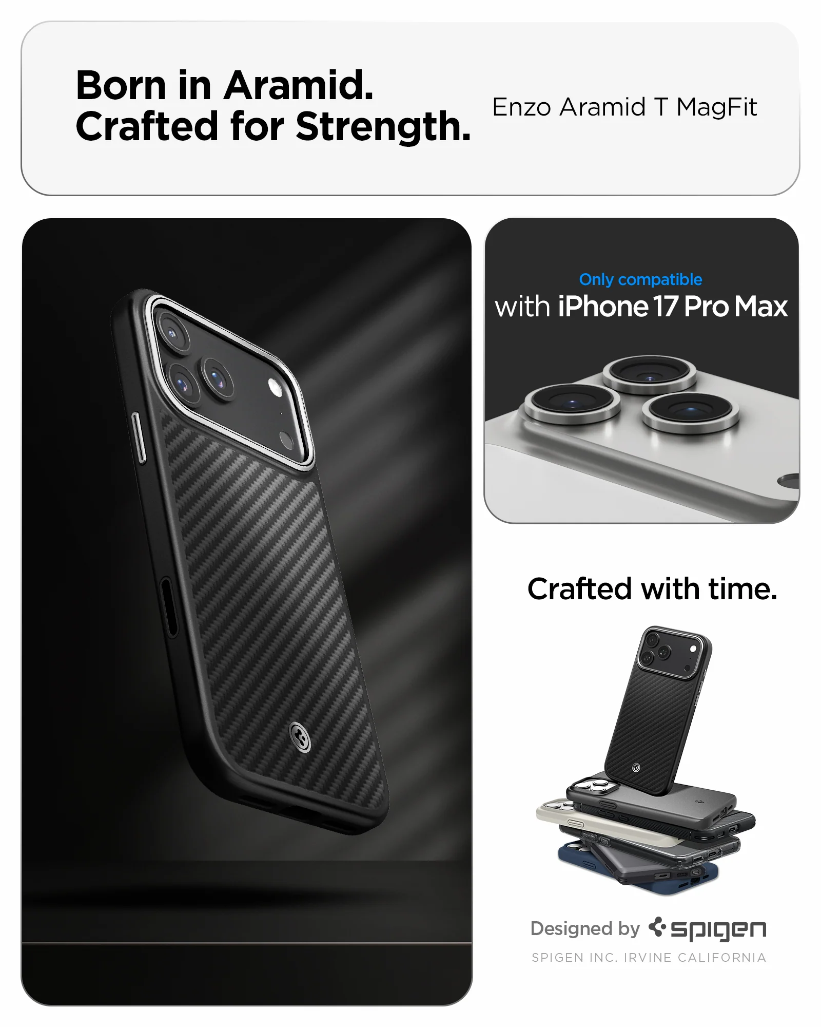 iPhone 17 Series - Enzo Aramid T (Mag Fit) 13 iPhone 17 Series - Enzo Aramid T (Mag Fit)