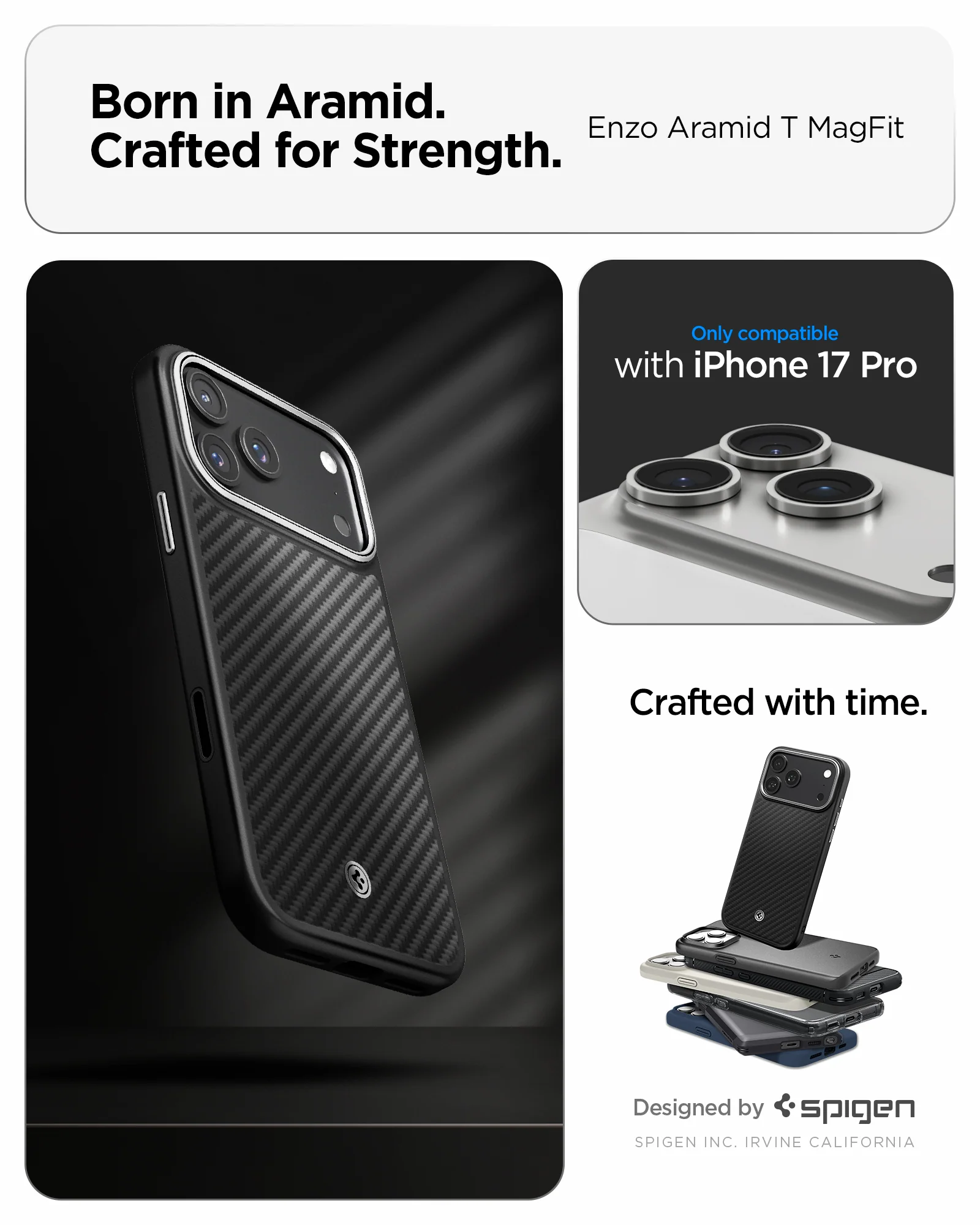 iPhone 17 Series - Enzo Aramid T (Mag Fit) 41 iPhone 17 Series - Enzo Aramid T (Mag Fit)