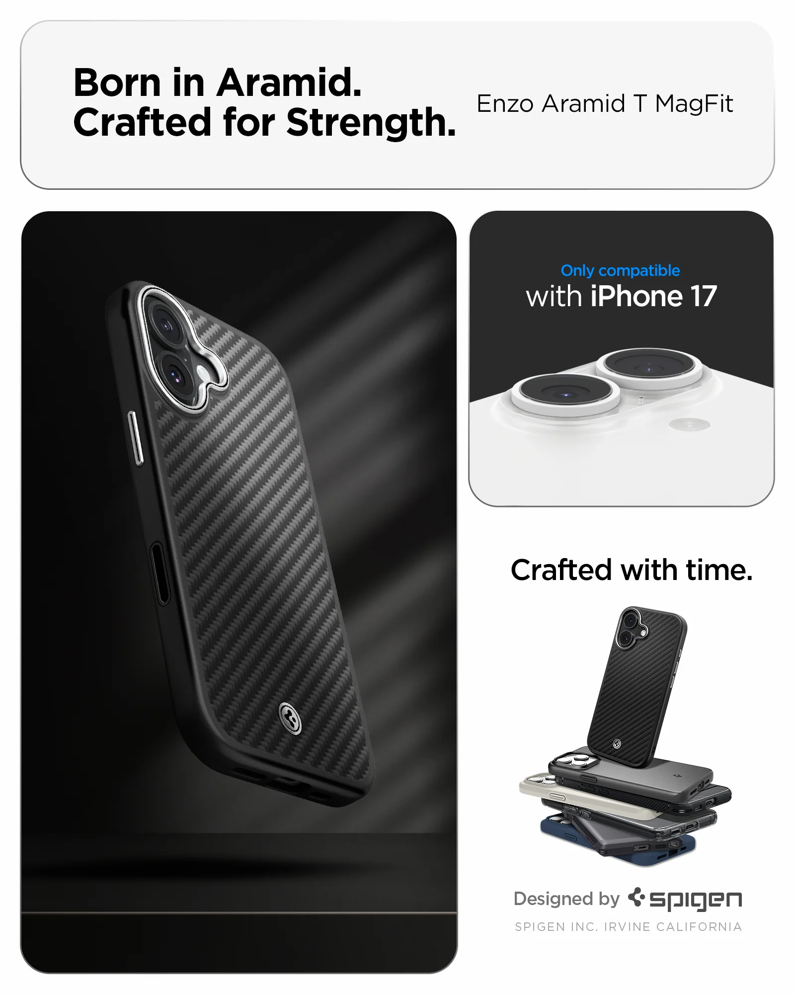 iPhone 17 Series - Enzo Aramid T (Mag Fit) 69 iPhone 17 Series - Enzo Aramid T (Mag Fit)
