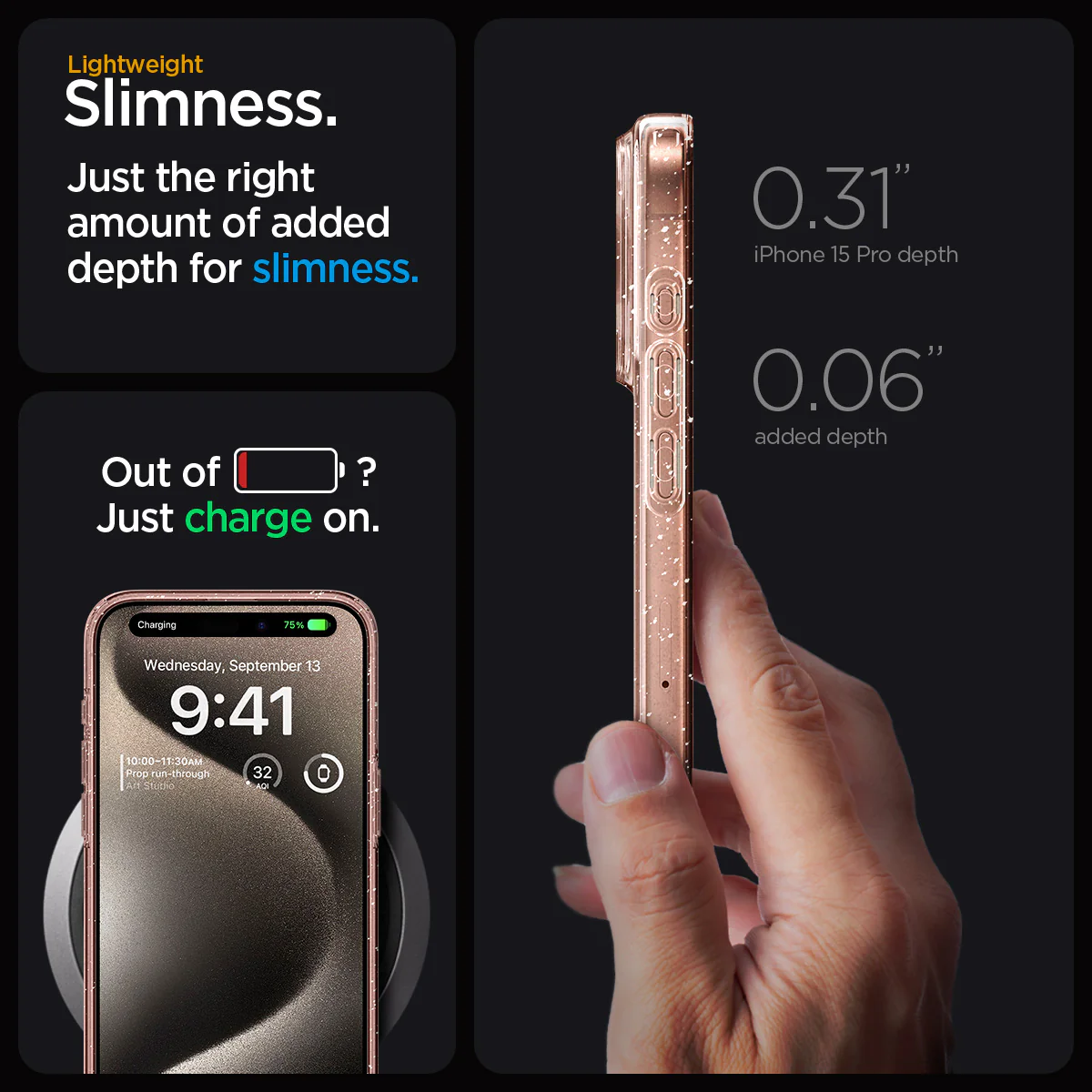 iPhone 15 Series - Liquid Crystal Glitter 100 iPhone 15 Series - Liquid Crystal Glitter