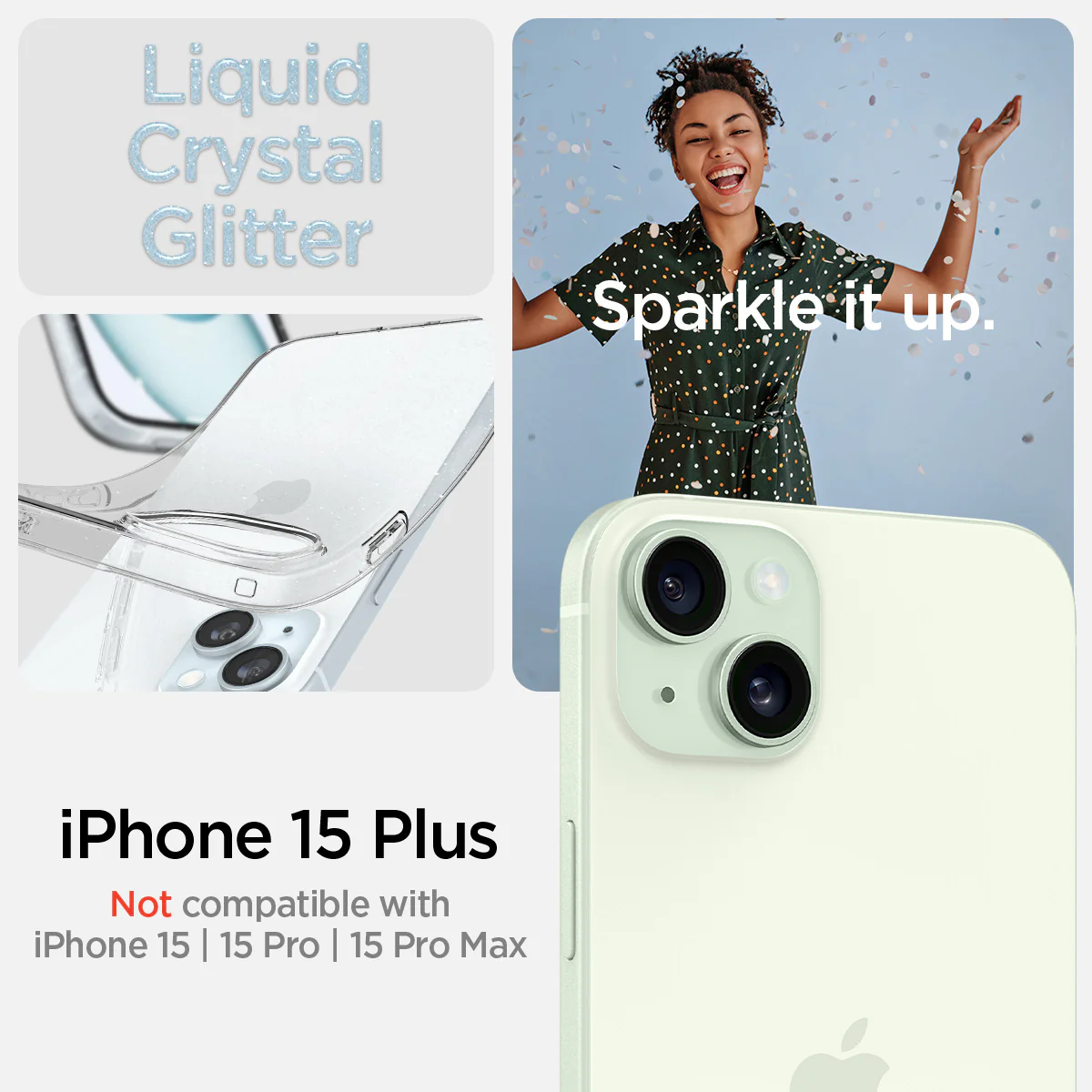 iPhone 15 Series - Liquid Crystal Glitter 119 iPhone 15 Series - Liquid Crystal Glitter
