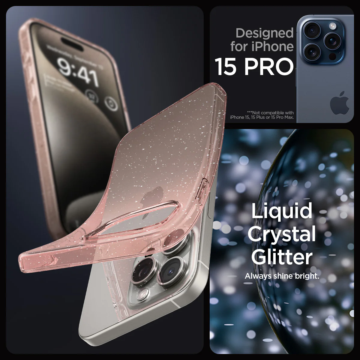 iPhone 15 Series - Liquid Crystal Glitter 98 iPhone 15 Series - Liquid Crystal Glitter