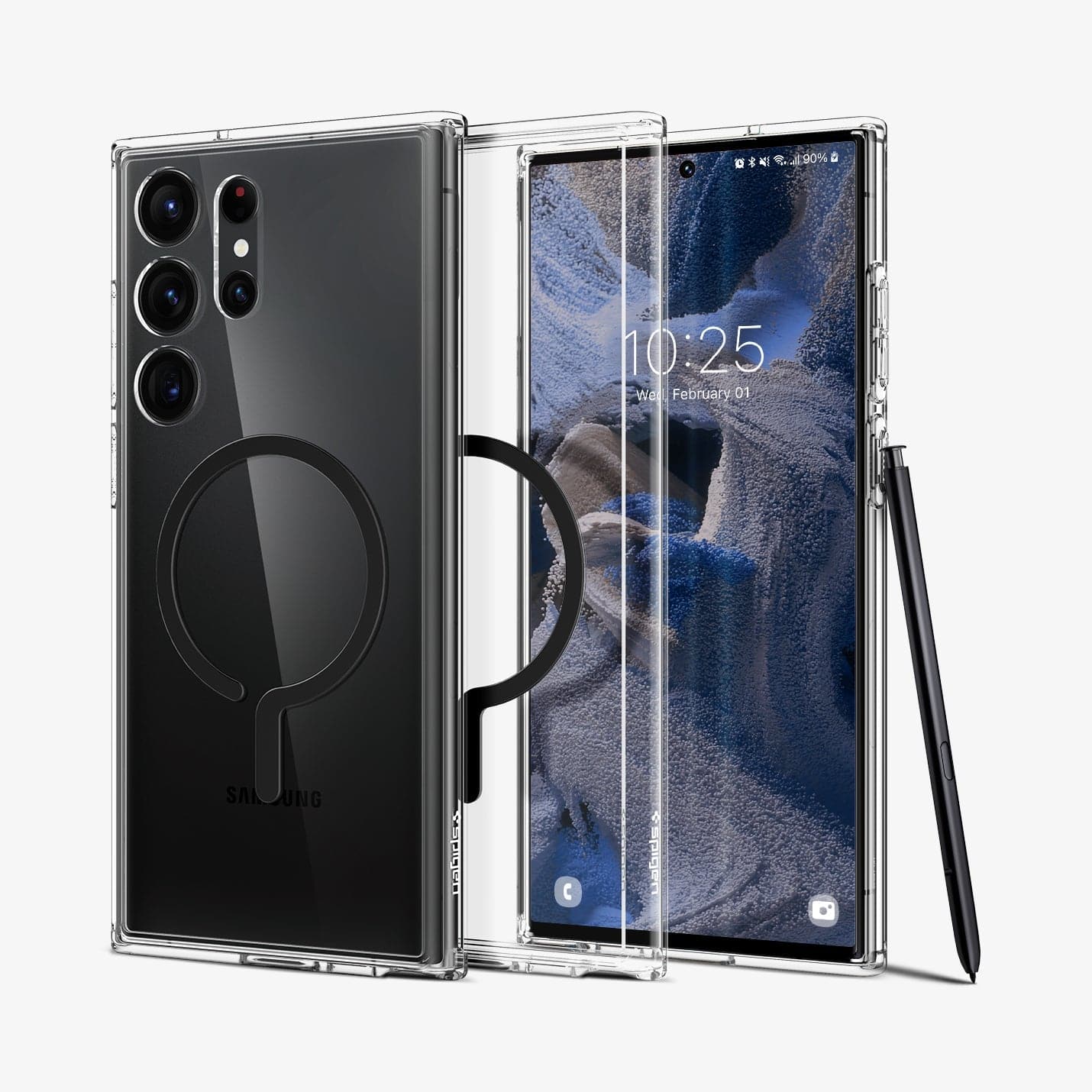 Galaxy S23 Series - Ultra Hybrid Metal Ring (Mag Fit) 2 Galaxy S23 Series - Ultra Hybrid Metal Ring (Mag Fit)