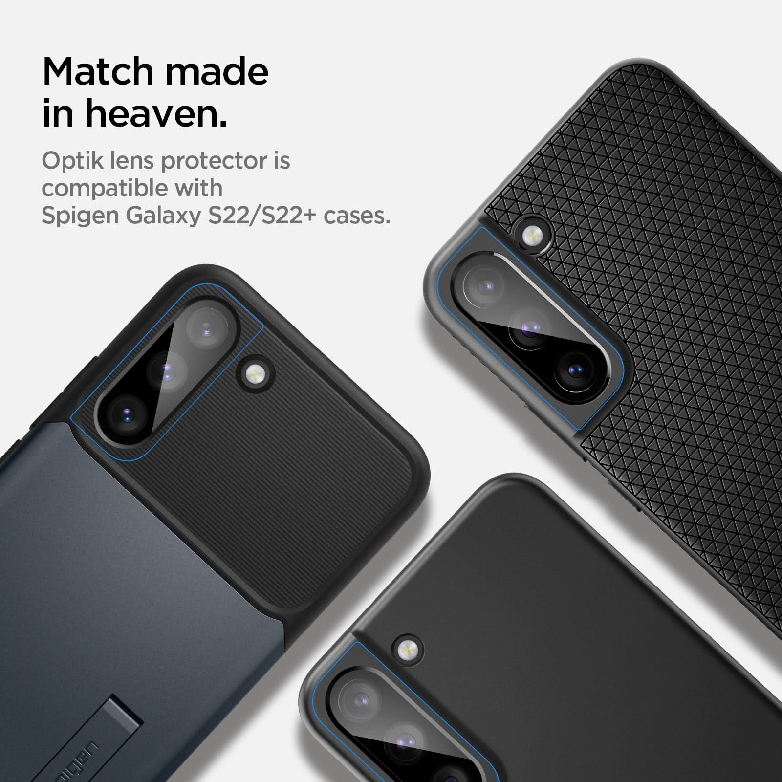 Galaxy S22 Series - Optik Lens Protector 10 Galaxy S22 Series - Optik Lens Protector