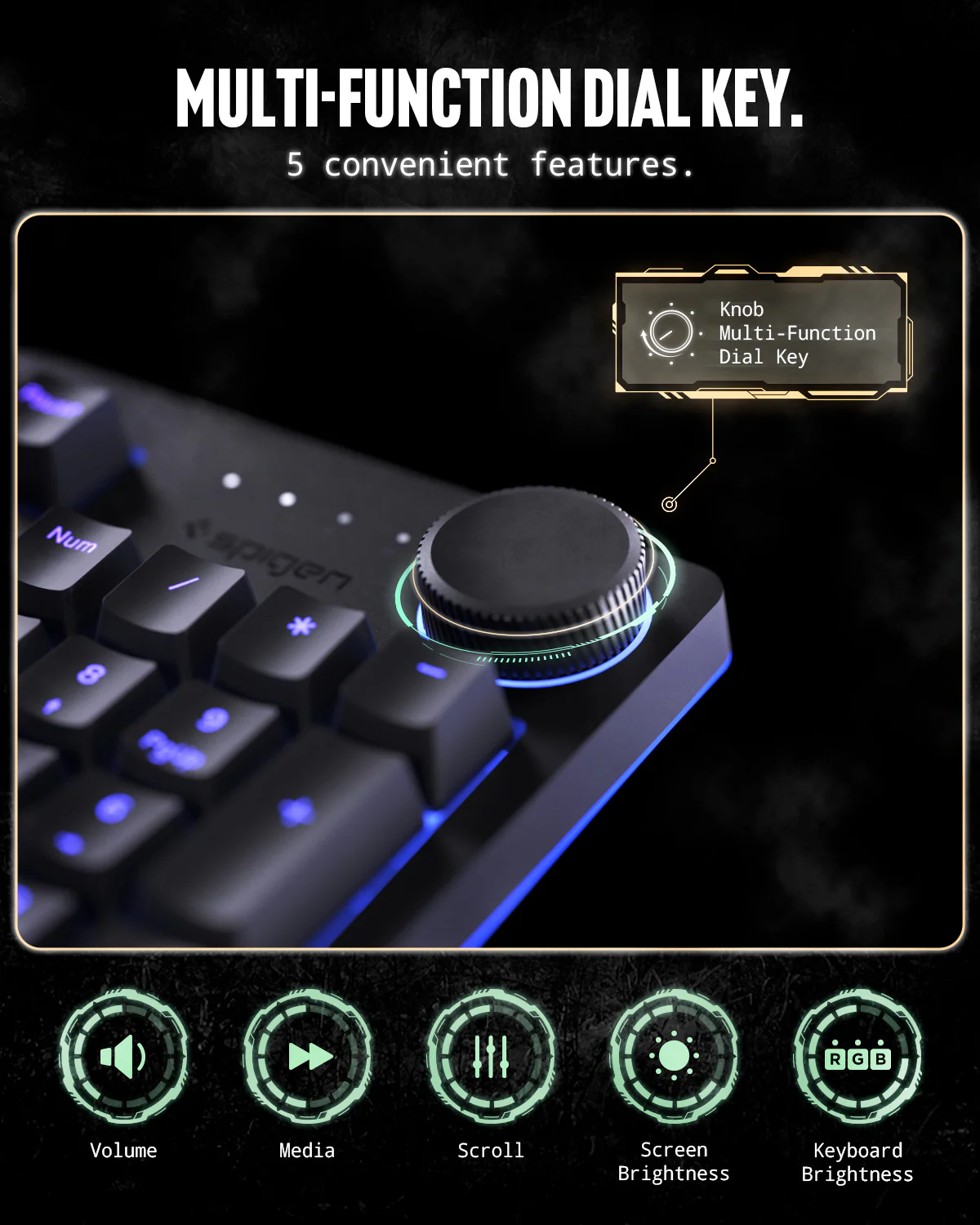 Spigen ArcPLAY Keyboard 6 Spigen ArcPLAY Keyboard