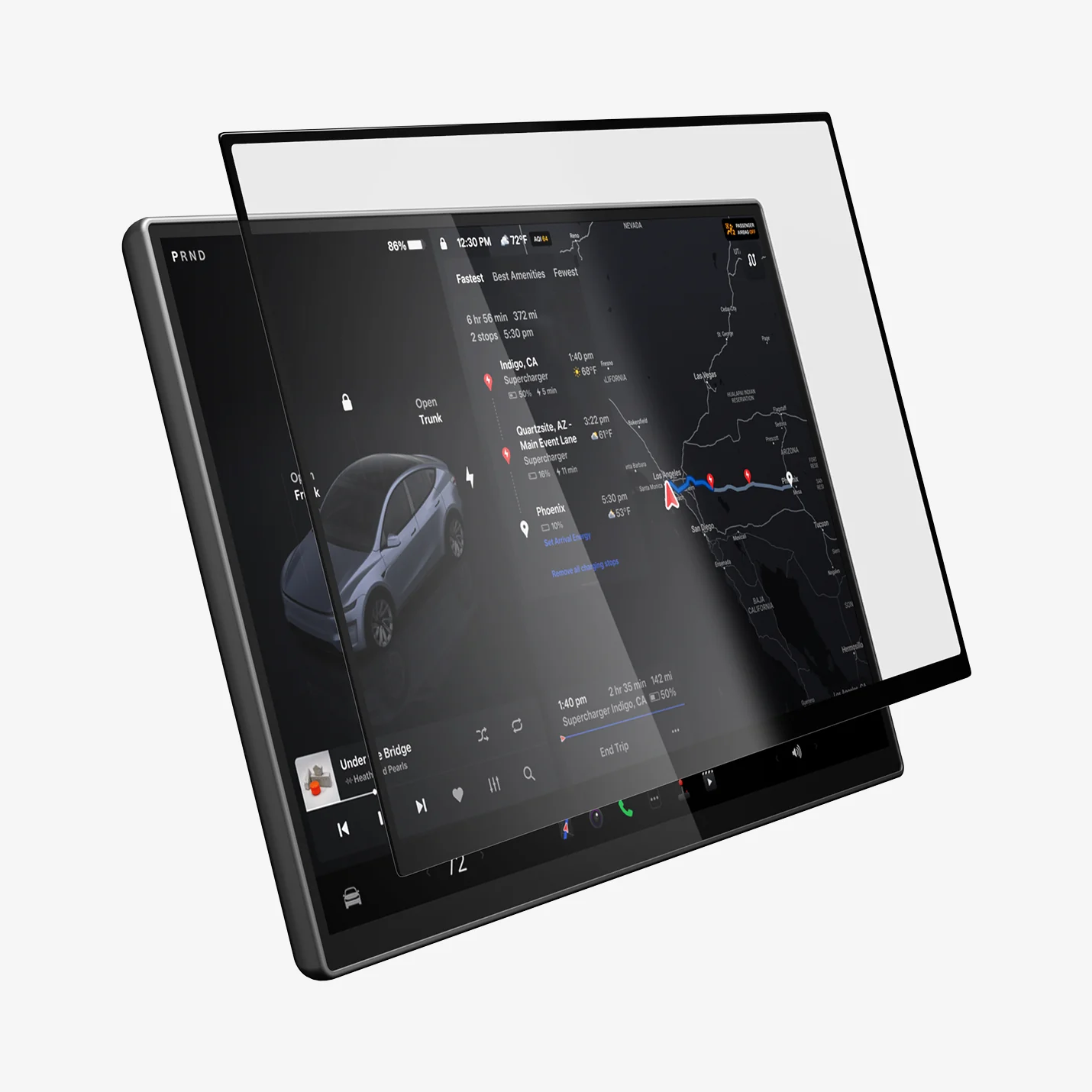 Tesla Series - Screen Protector GLAS.tR EZ Fit | Anti-Glare 16 inch 17 Tesla Series - Screen Protector GLAS.tR EZ Fit | Anti-Glare 16 inch