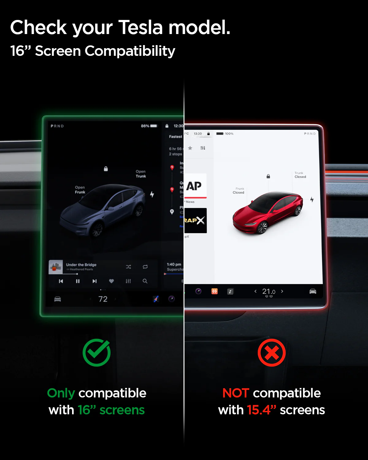 Tesla Series - Screen Protector GLAS.tR EZ Fit | Anti-Glare 16 inch 4 Tesla Series - Screen Protector GLAS.tR EZ Fit | Anti-Glare 16 inch