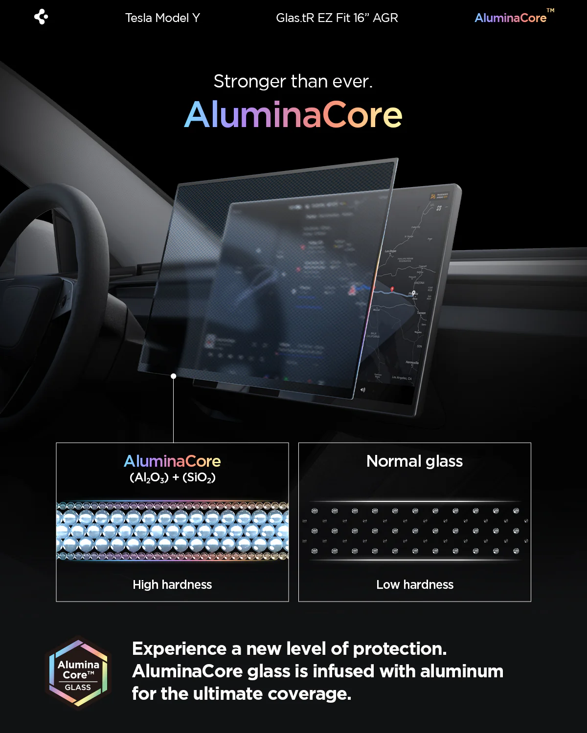 Tesla Series - Screen Protector GLAS.tR EZ Fit | Anti-Glare 16 inch 5 Tesla Series - Screen Protector GLAS.tR EZ Fit | Anti-Glare 16 inch