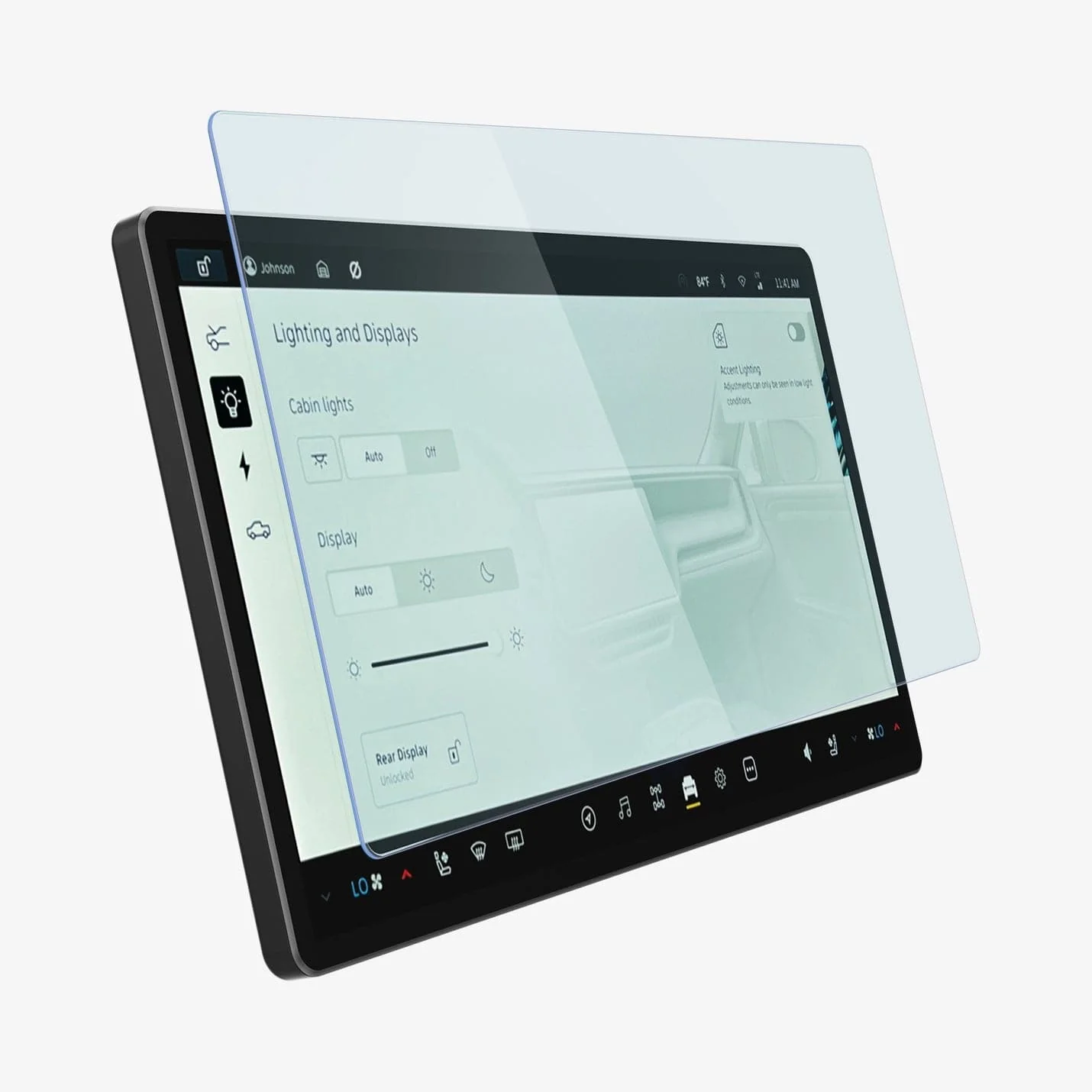 Rivian Models - Screen Protector GLAS.tR EZ Fit | Anti-Glare 3 Rivian Models - Screen Protector GLAS.tR EZ Fit | Anti-Glare