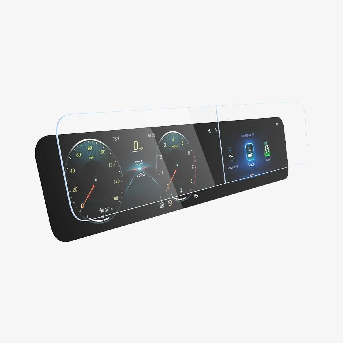 Mercedes Models - Screen Protector GLAS.tR EZ Fit 15 Mercedes Models - Screen Protector GLAS.tR EZ Fit