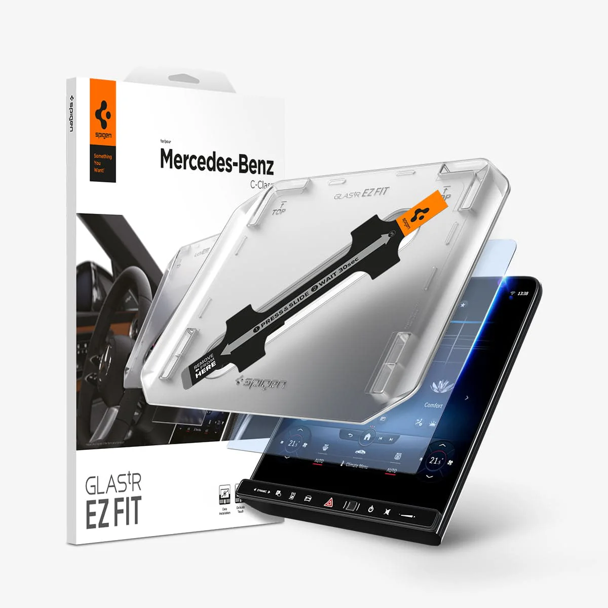 Mercedes Models - Screen Protector GLAS.tR EZ Fit 18 Mercedes Models - Screen Protector GLAS.tR EZ Fit