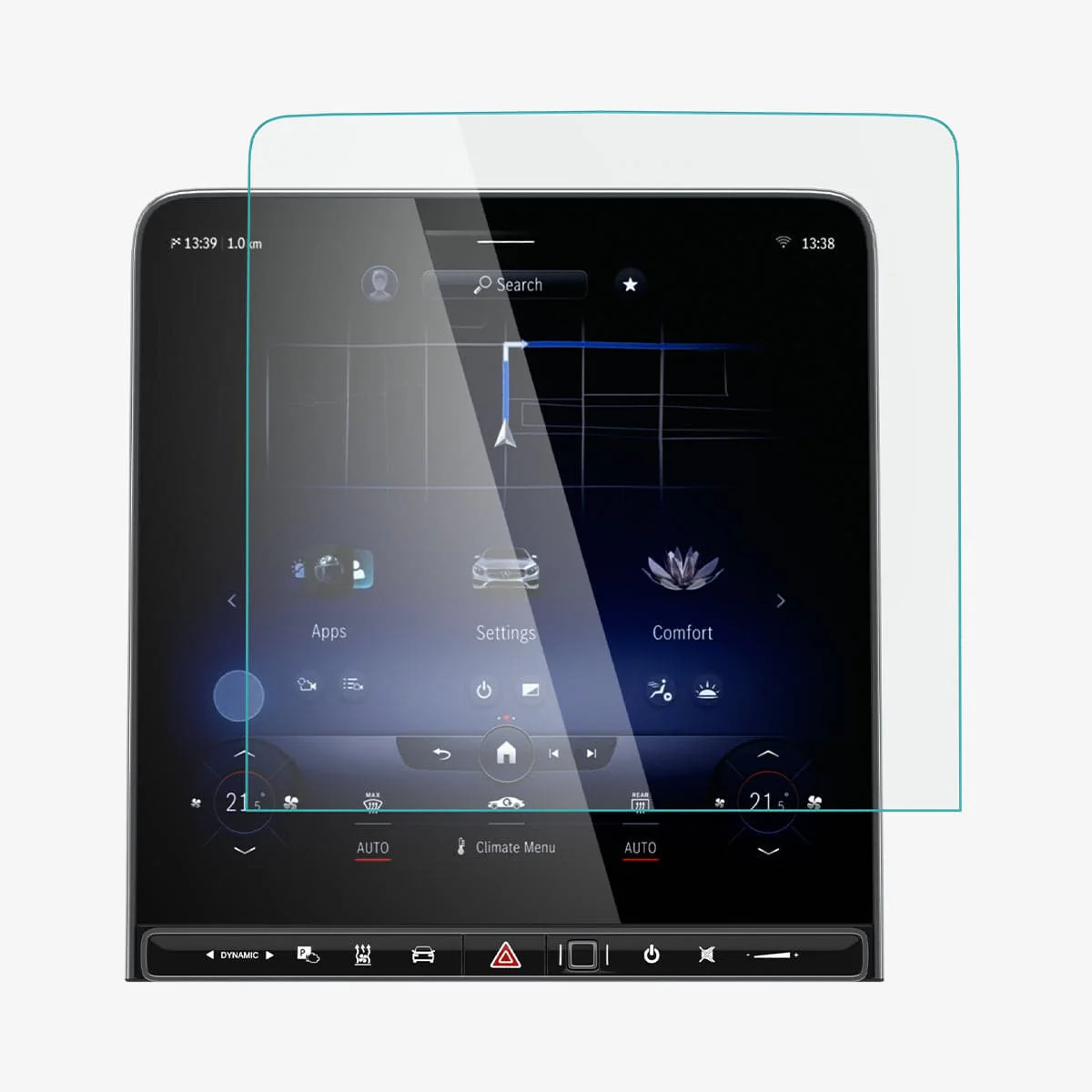 Mercedes Models - Screen Protector GLAS.tR EZ Fit 5 Mercedes Models - Screen Protector GLAS.tR EZ Fit