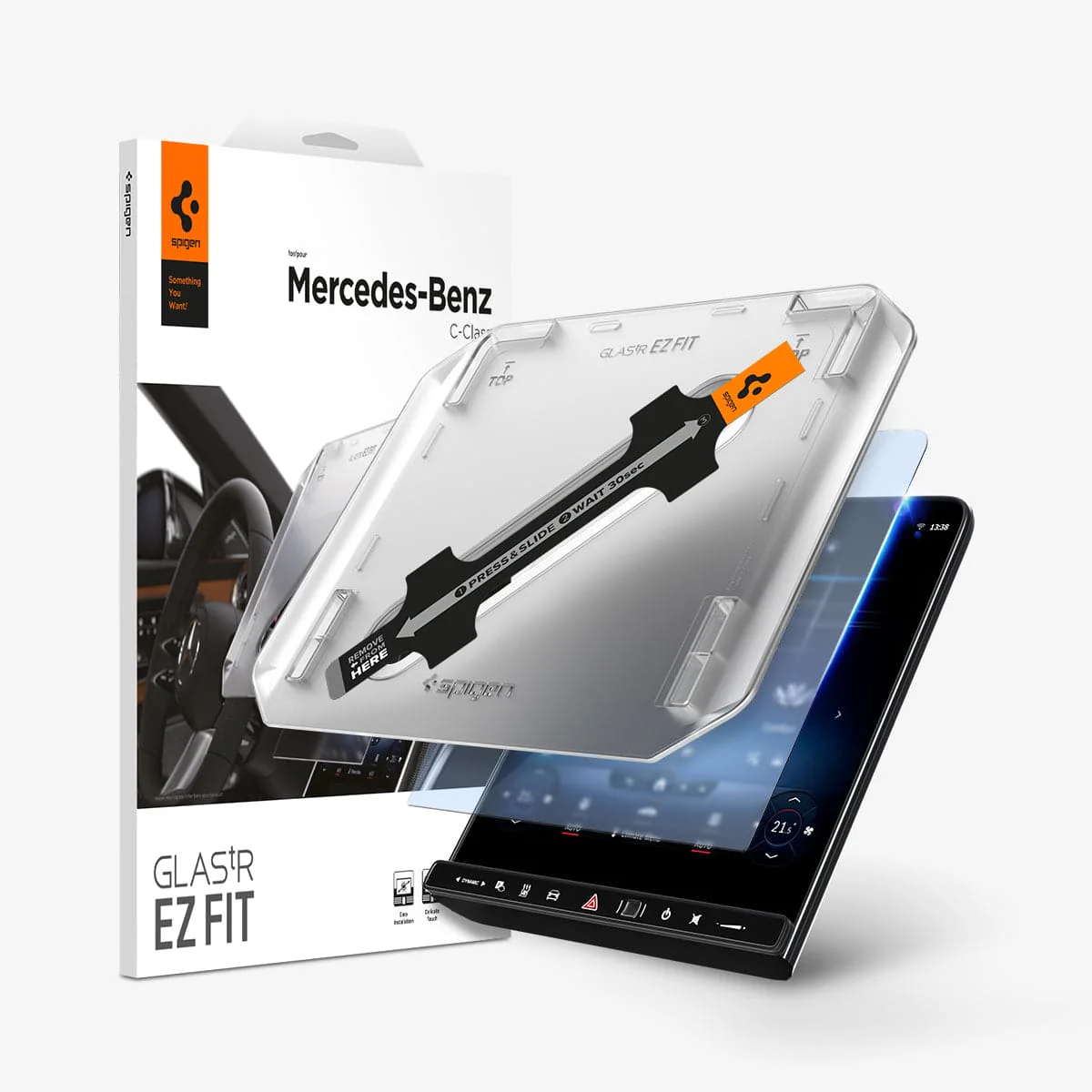 Mercedes Models - Screen Protector GLAS.tR EZ Fit | Anti-Glare 18 Mercedes Models - Screen Protector GLAS.tR EZ Fit | Anti-Glare