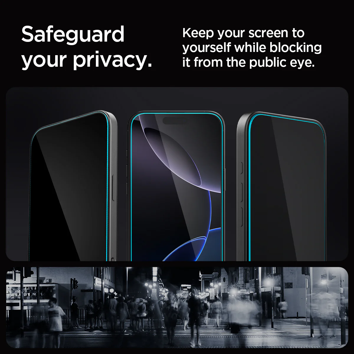 iPhone 16 Series - GLAS.tR EZ Fit | Privacy 23 iPhone 16 Series - GLAS.tR EZ Fit | Privacy
