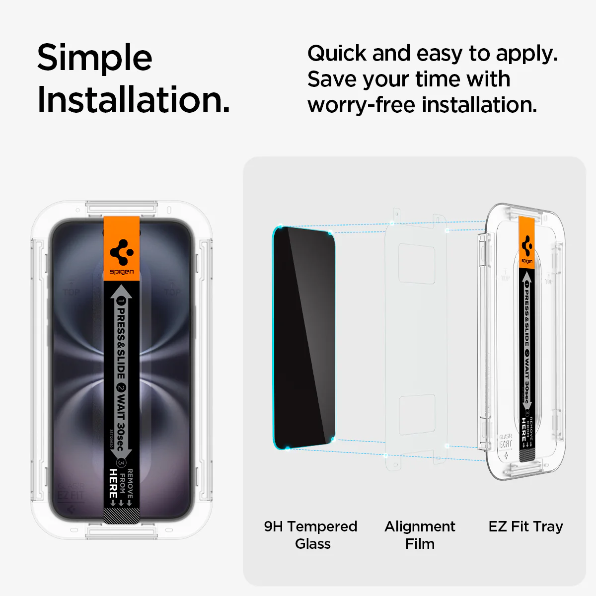 iPhone 16 Series - GLAS.tR EZ Fit | Privacy 38 iPhone 16 Series - GLAS.tR EZ Fit | Privacy