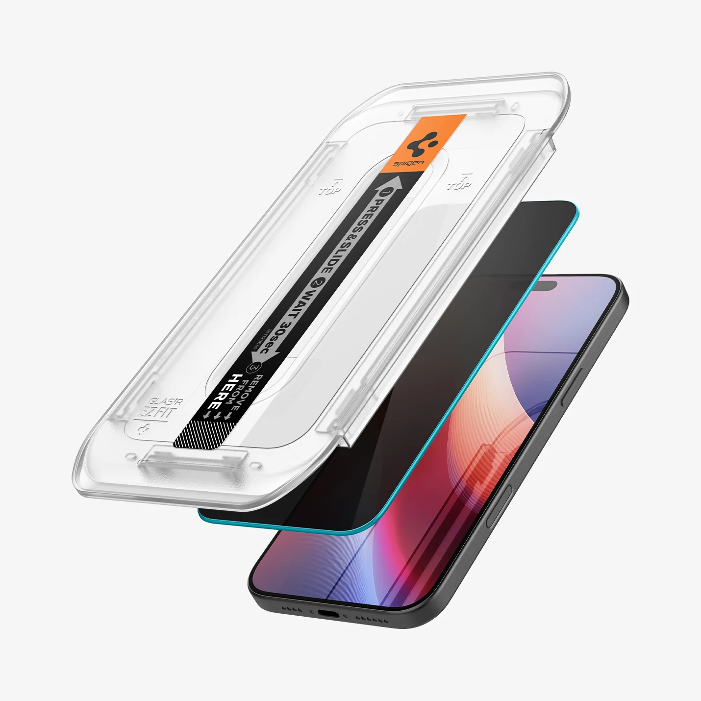 iPhone 16 Series - GLAS.tR EZ Fit | Privacy 4 iPhone 16 Series - GLAS.tR EZ Fit | Privacy
