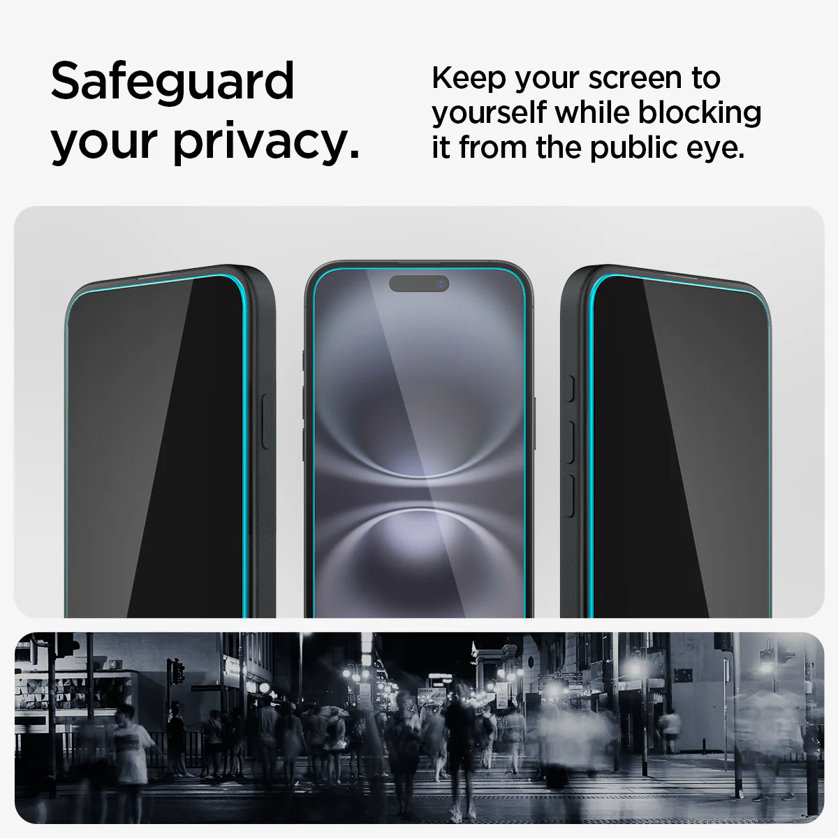 iPhone 16 Series - GLAS.tR EZ Fit | Privacy 50 iPhone 16 Series - GLAS.tR EZ Fit | Privacy