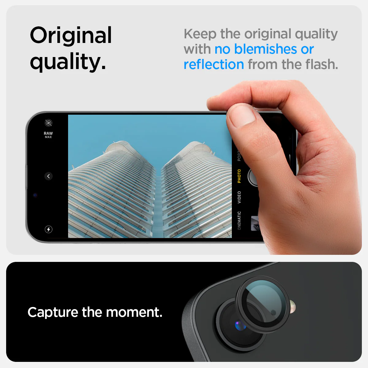 iPhone 16e Series - Optik Pro EZ Fit Lens Protector 7 iPhone 16e Series - Optik Pro EZ Fit Lens Protector