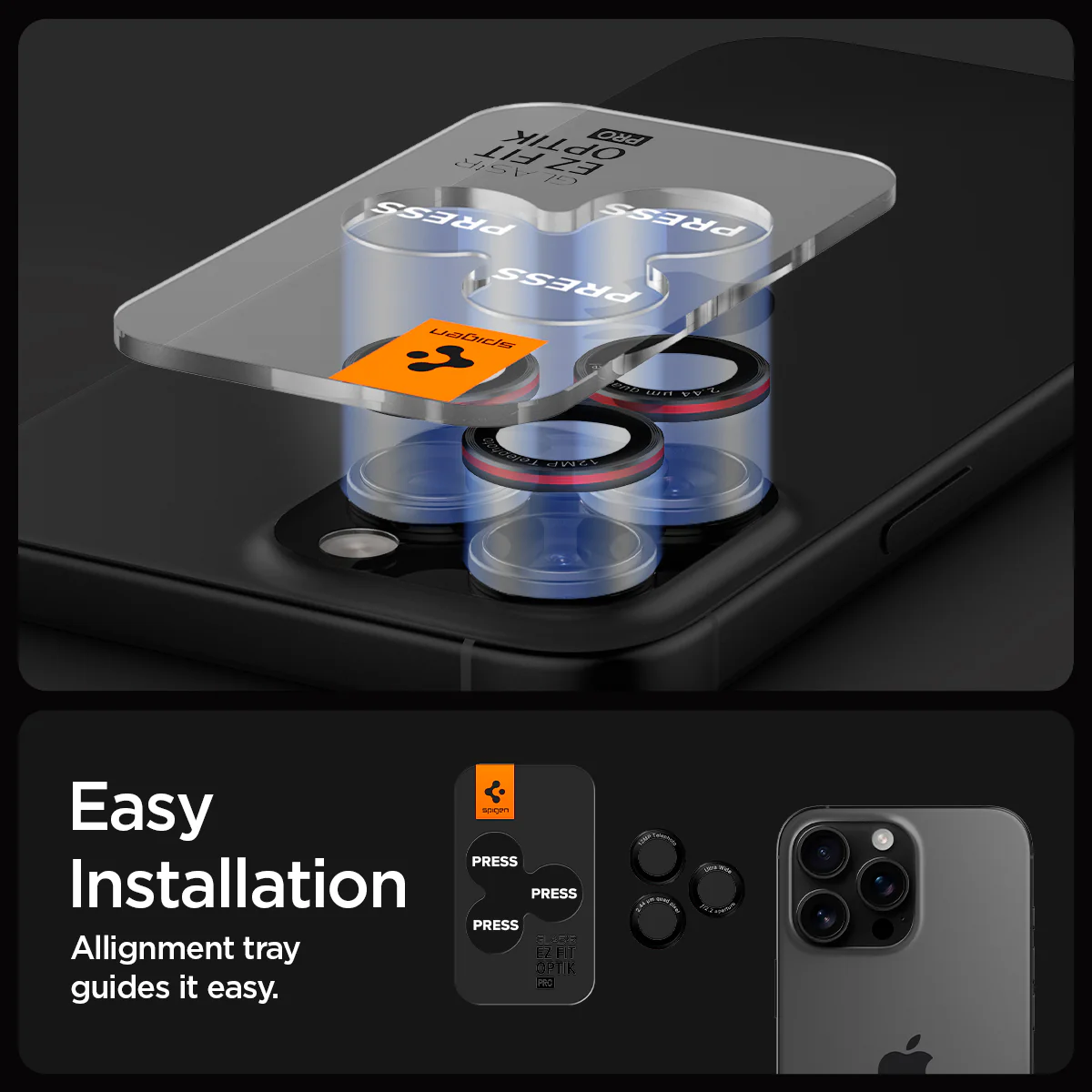 iPhone 16 Series - Optik Pro EZ Fit Lens Protector 20 iPhone 16 Series - Optik Pro EZ Fit Lens Protector