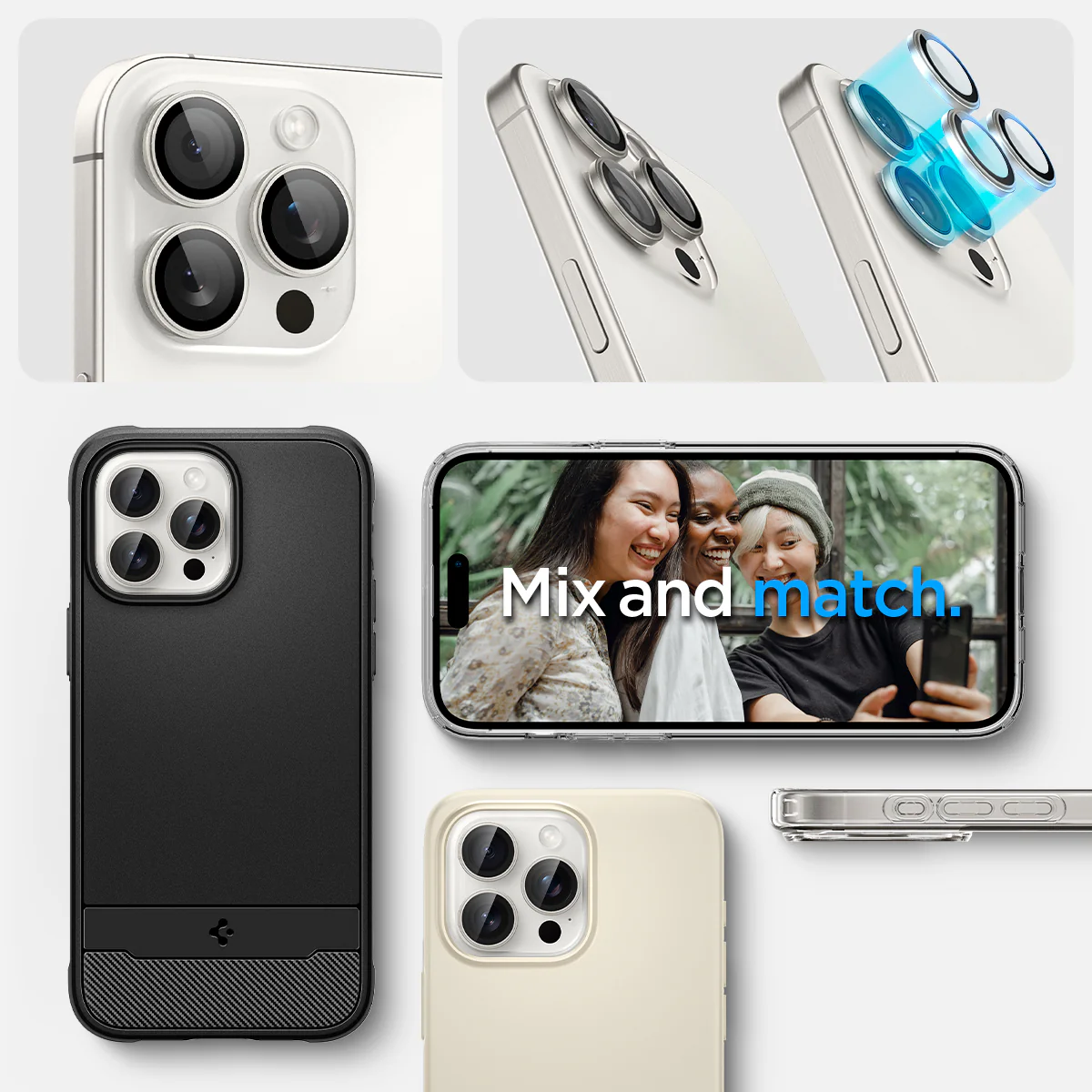 iPhone 16 Series - Optik Pro EZ Fit Lens Protector 52 iPhone 16 Series - Optik Pro EZ Fit Lens Protector
