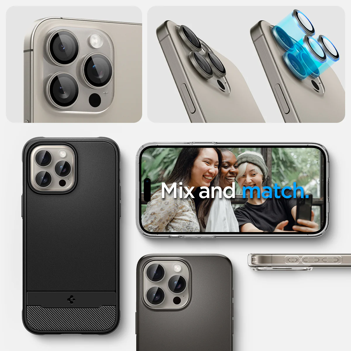 iPhone 15 Series - Optik Pro EZ Fit Lens Protector 131 iPhone 15 Series - Optik Pro EZ Fit Lens Protector