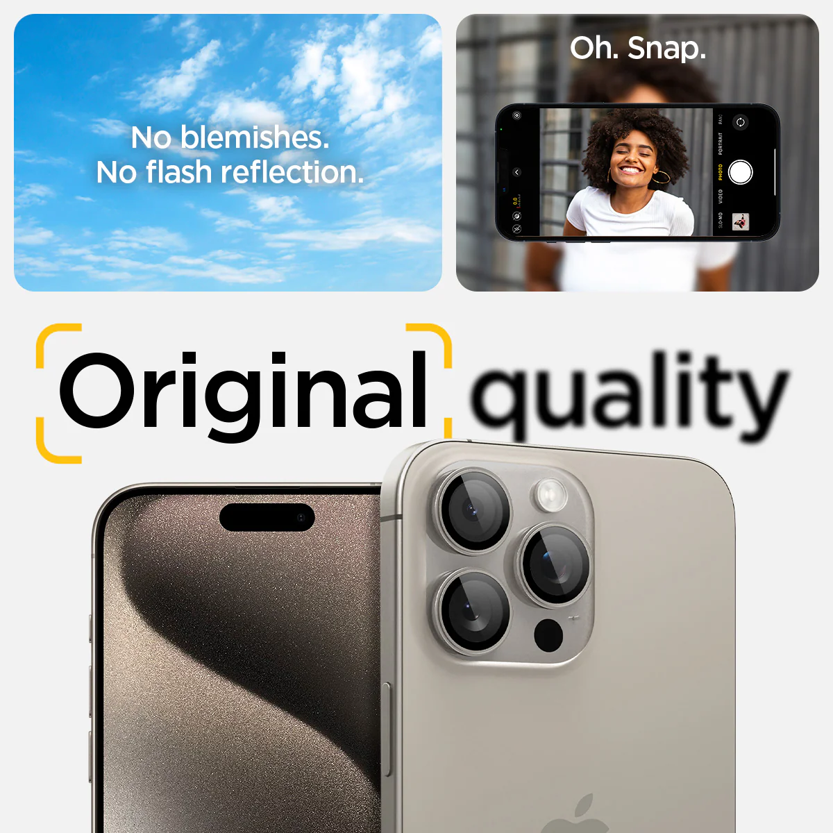 iPhone 15 Series - Optik Pro EZ Fit Lens Protector 133 iPhone 15 Series - Optik Pro EZ Fit Lens Protector