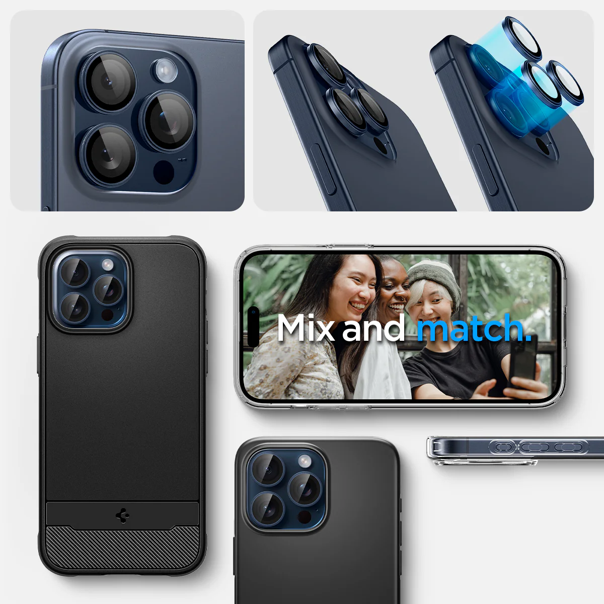iPhone 15 Series - Optik Pro EZ Fit Lens Protector 142 iPhone 15 Series - Optik Pro EZ Fit Lens Protector