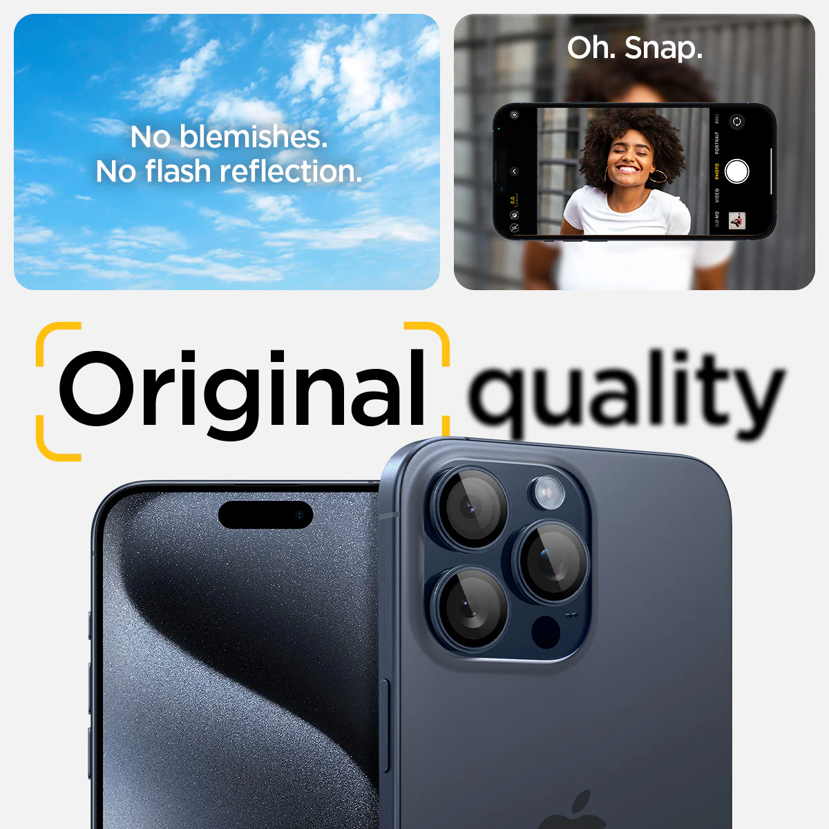 iPhone 15 Series - Optik Pro EZ Fit Lens Protector 144 iPhone 15 Series - Optik Pro EZ Fit Lens Protector