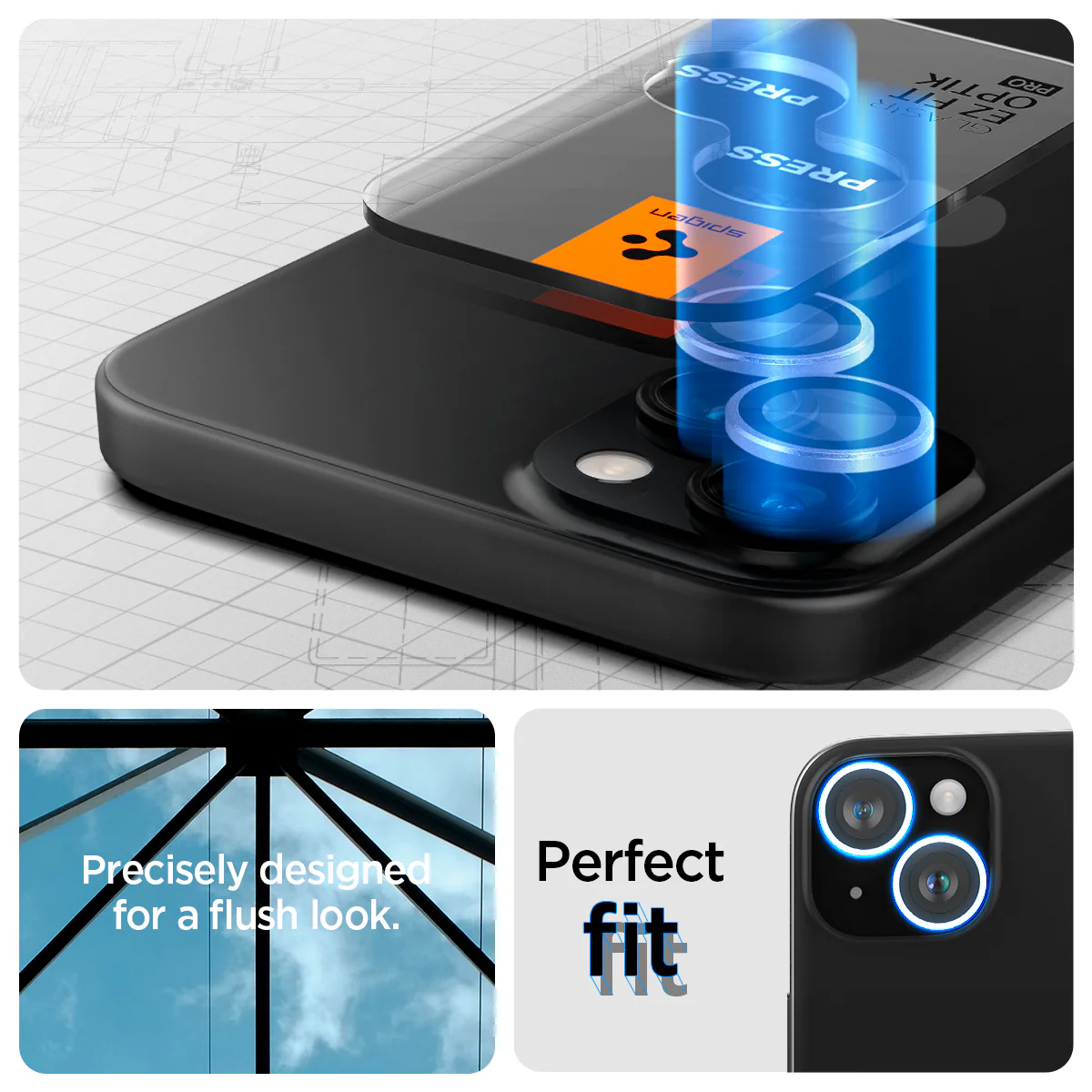 iPhone 15 Series - Optik Pro EZ Fit Lens Protector 30 iPhone 15 Series - Optik Pro EZ Fit Lens Protector