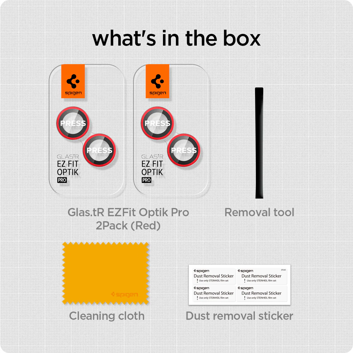 iPhone 15 Series - Optik Pro EZ Fit Lens Protector 55 iPhone 15 Series - Optik Pro EZ Fit Lens Protector