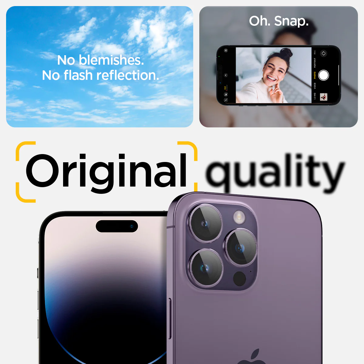 iPhone 15 Series - Optik Pro EZ Fit Lens Protector 75 iPhone 15 Series - Optik Pro EZ Fit Lens Protector