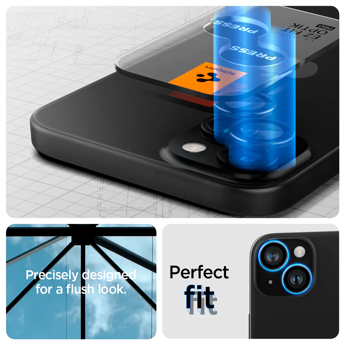iPhone 15 Series - Optik Pro EZ Fit Lens Protector 8 iPhone 15 Series - Optik Pro EZ Fit Lens Protector