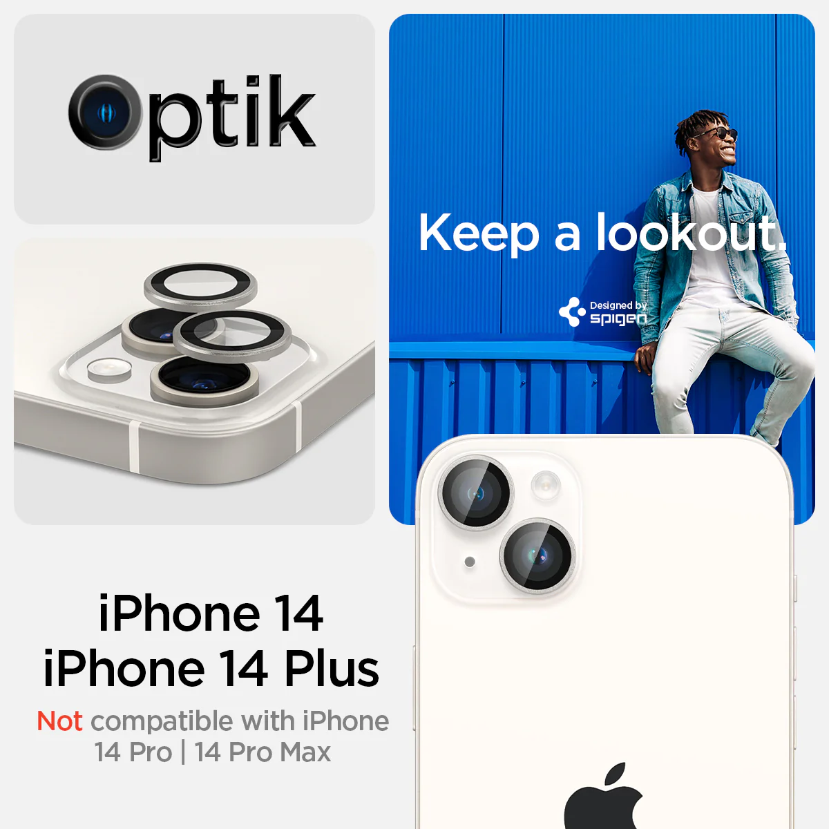 iPhone 14 Series - EZ Fit Optik Pro Lens Protector 106 iPhone 14 Series - EZ Fit Optik Pro Lens Protector