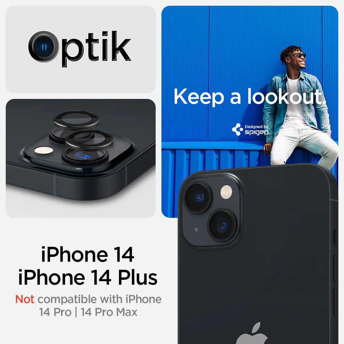 iPhone 14 Series - EZ Fit Optik Pro Lens Protector 58 iPhone 14 Series - EZ Fit Optik Pro Lens Protector