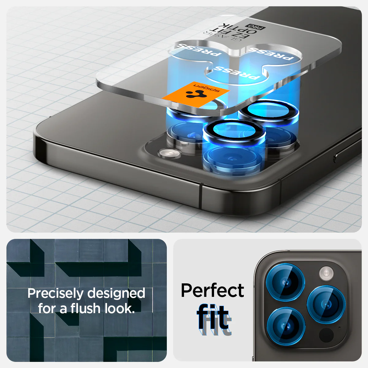 iPhone 14 Series - EZ Fit Optik Pro Lens Protector 8 iPhone 14 Series - EZ Fit Optik Pro Lens Protector