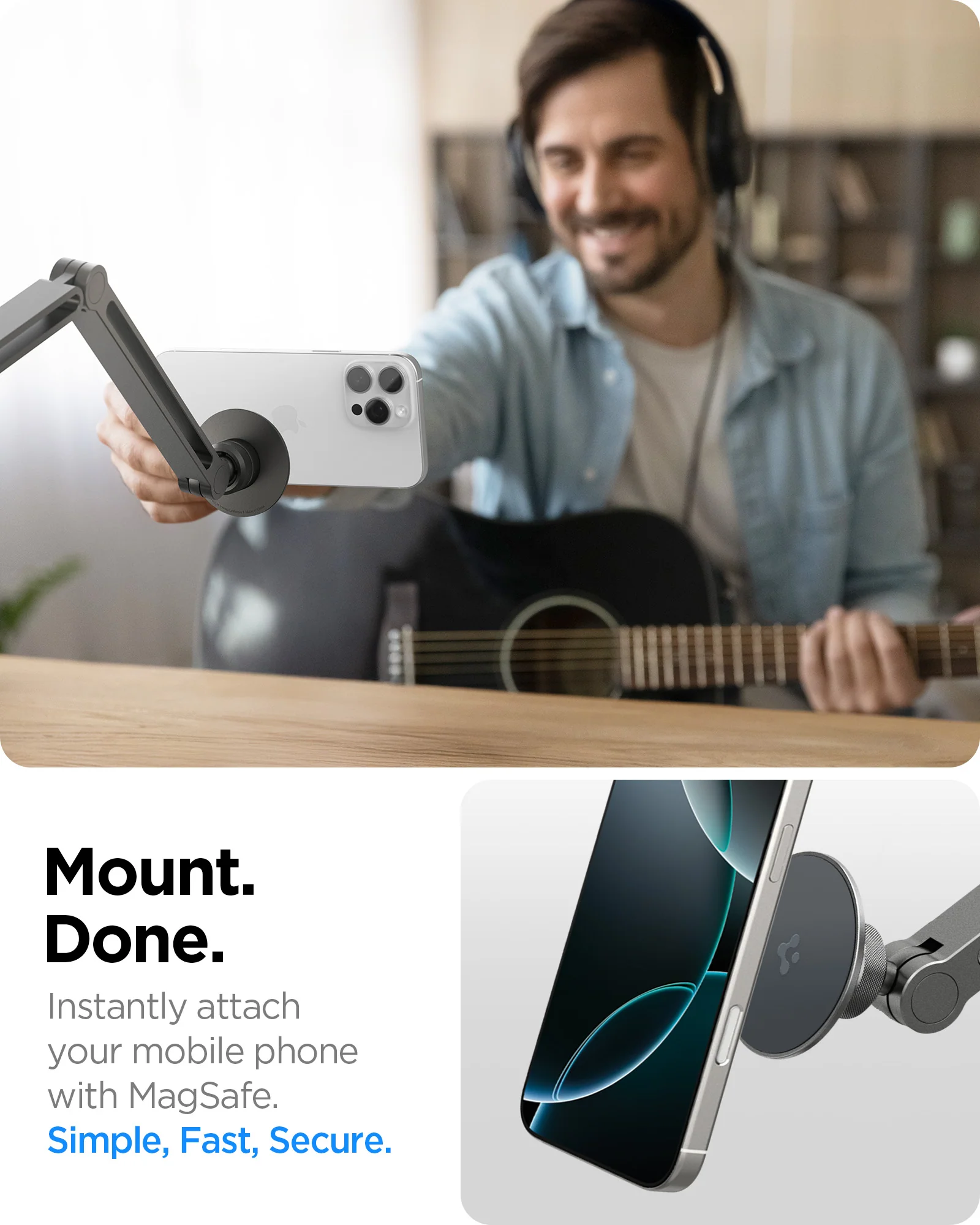 Phone OneTap Clamp (Mag Fit) 10 Phone OneTap Clamp (Mag Fit)