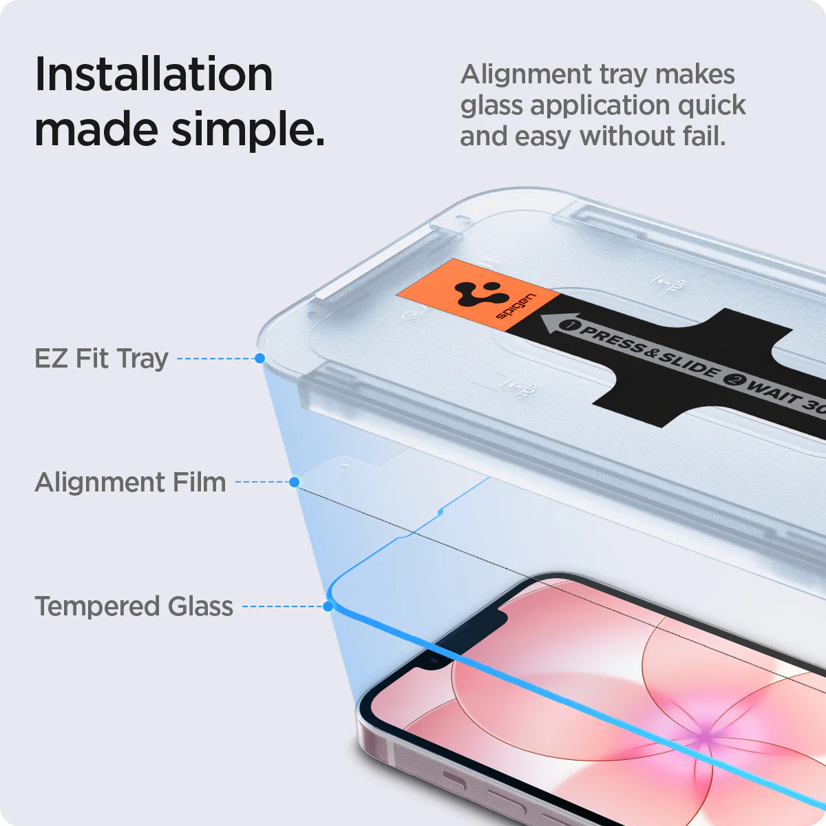 iPhone 17e Series - EZ Fit GLAS.tR | Sensor Protected 2 iPhone 17e Series - EZ Fit GLAS.tR | Sensor Protected