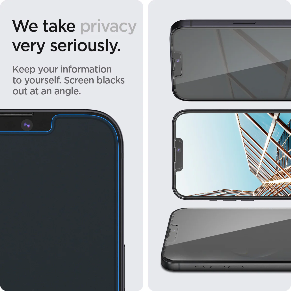 iPhone 17e Series - GLAS.tR EZ Fit Privacy 4 iPhone 17e Series - GLAS.tR EZ Fit Privacy