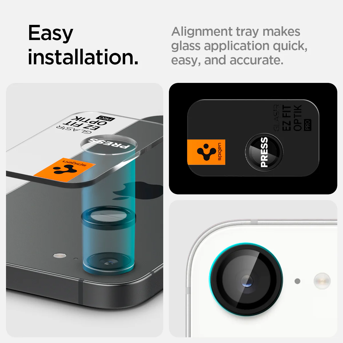 iPhone 17e Series - Optik Pro EZ Fit Lens Protector 10 iPhone 17e Series - Optik Pro EZ Fit Lens Protector