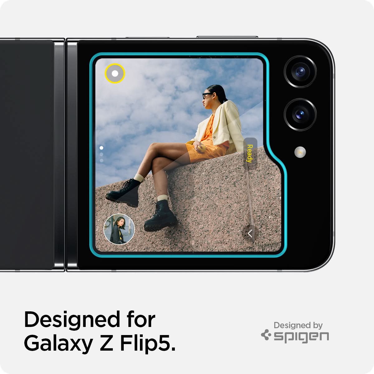 Galaxy Z Flip 5 Series - GLAS.tR EZ Fit 11 Galaxy Z Flip 5 Series - GLAS.tR EZ Fit