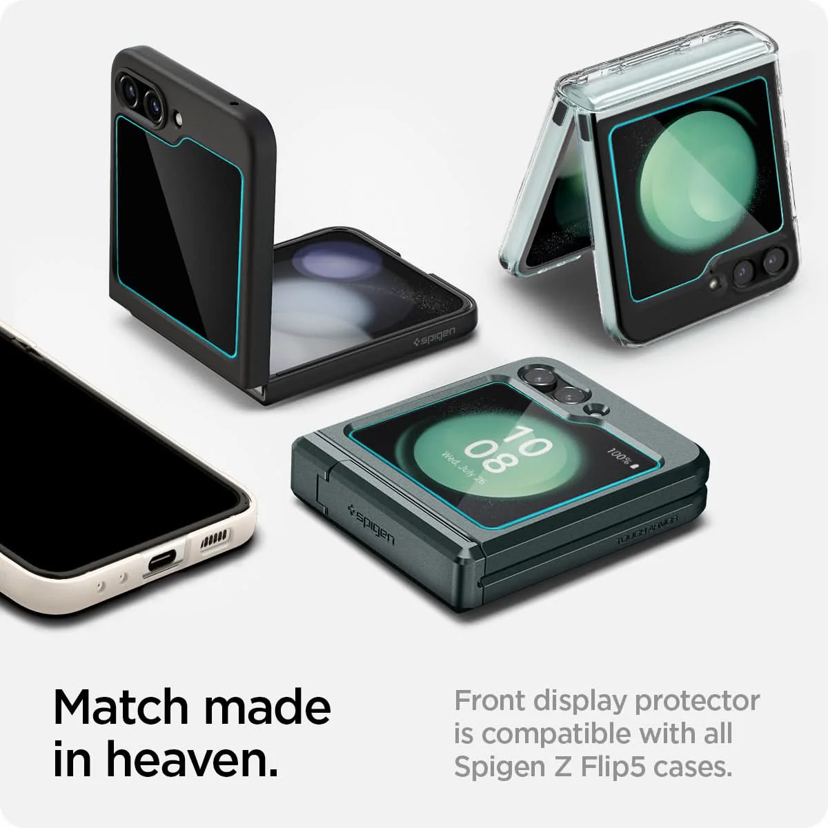 Galaxy Z Flip 5 Series - GLAS.tR EZ Fit 14 Galaxy Z Flip 5 Series - GLAS.tR EZ Fit