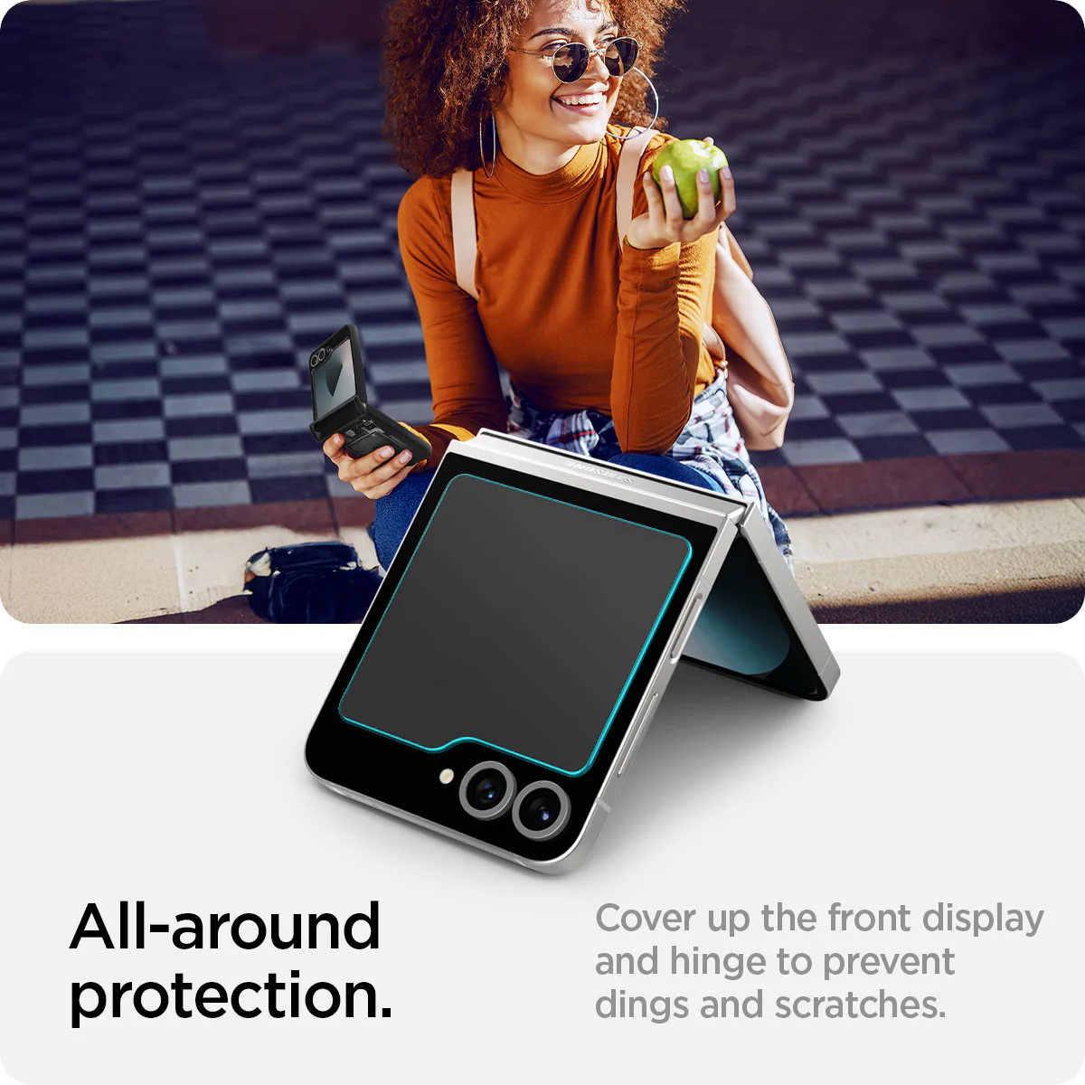 Galaxy Z Flip 7 FE Series - GLAS.tR EZ Fit 10 Galaxy Z Flip 7 FE Series - GLAS.tR EZ Fit