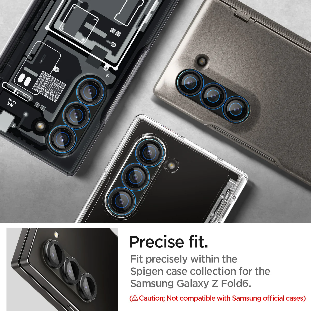 Galaxy Z Fold 6 Series - Optik Pro EZ Fit Lens Protector 10 Galaxy Z Fold 6 Series - Optik Pro EZ Fit Lens Protector