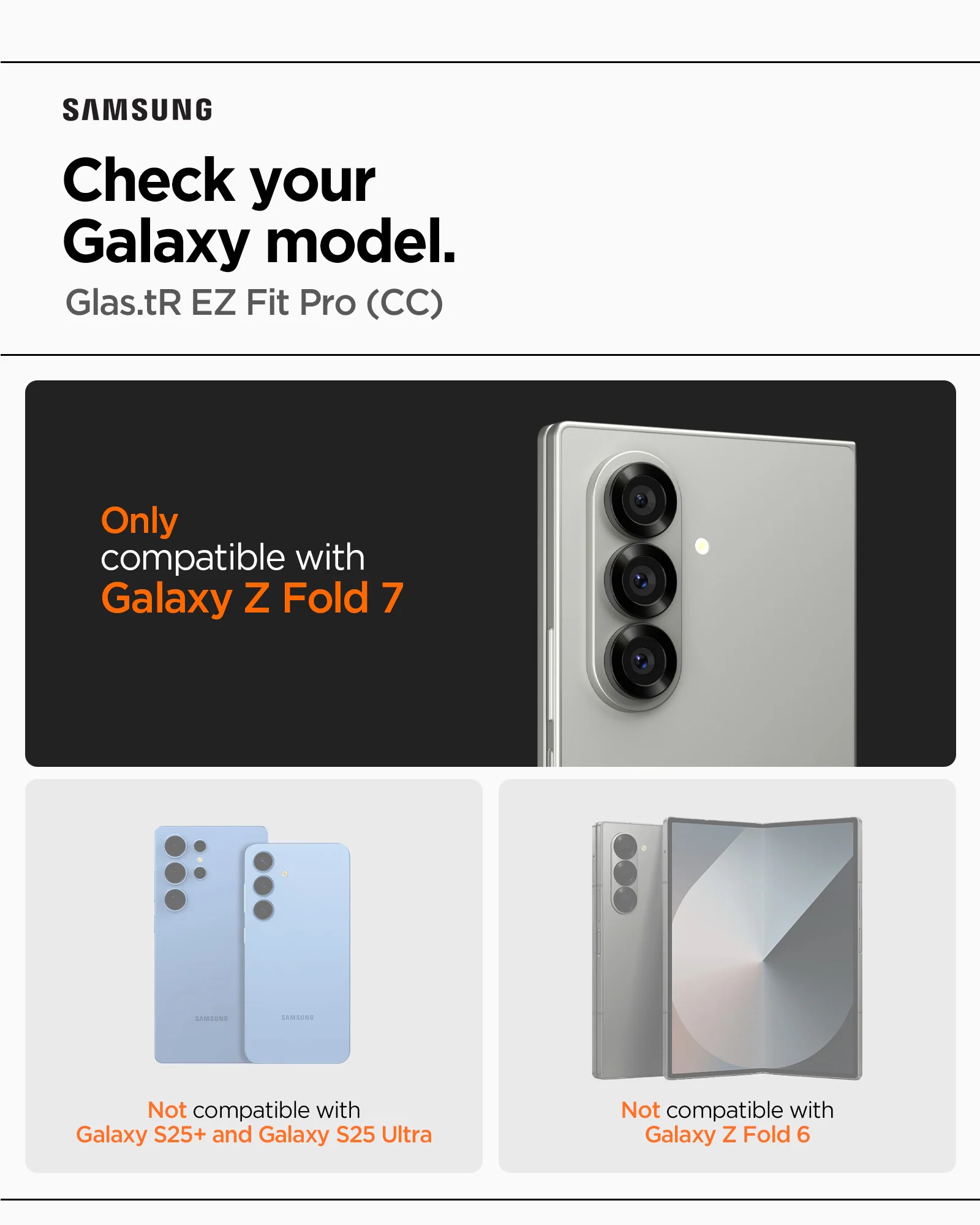 Galaxy Z Fold 7 Series - GLAS.tR EZ Fit Pro 11 Galaxy Z Fold 7 Series - GLAS.tR EZ Fit Pro