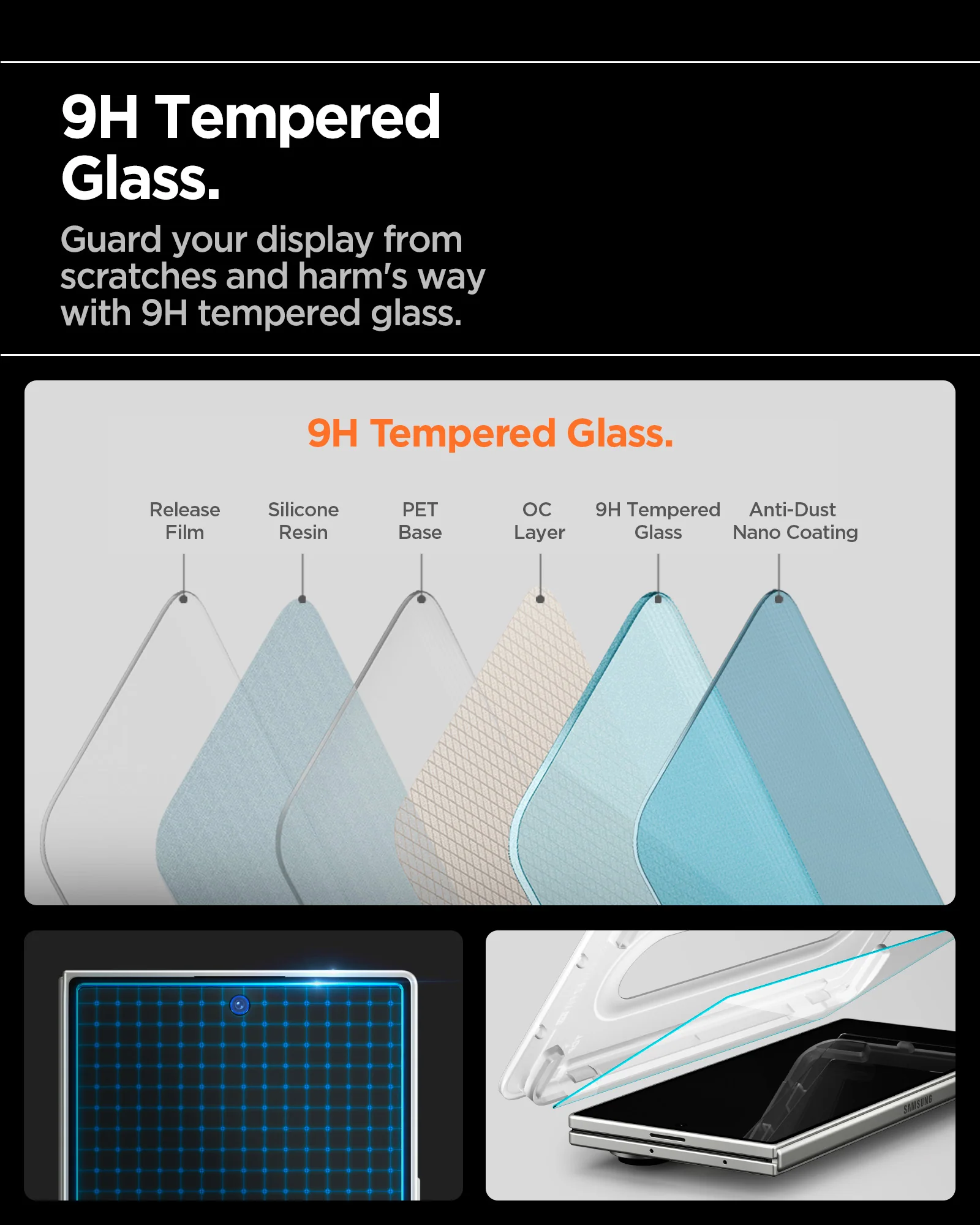 Galaxy Z Fold 7 Series - GLAS.tR EZ Fit Pro 9 Galaxy Z Fold 7 Series - GLAS.tR EZ Fit Pro