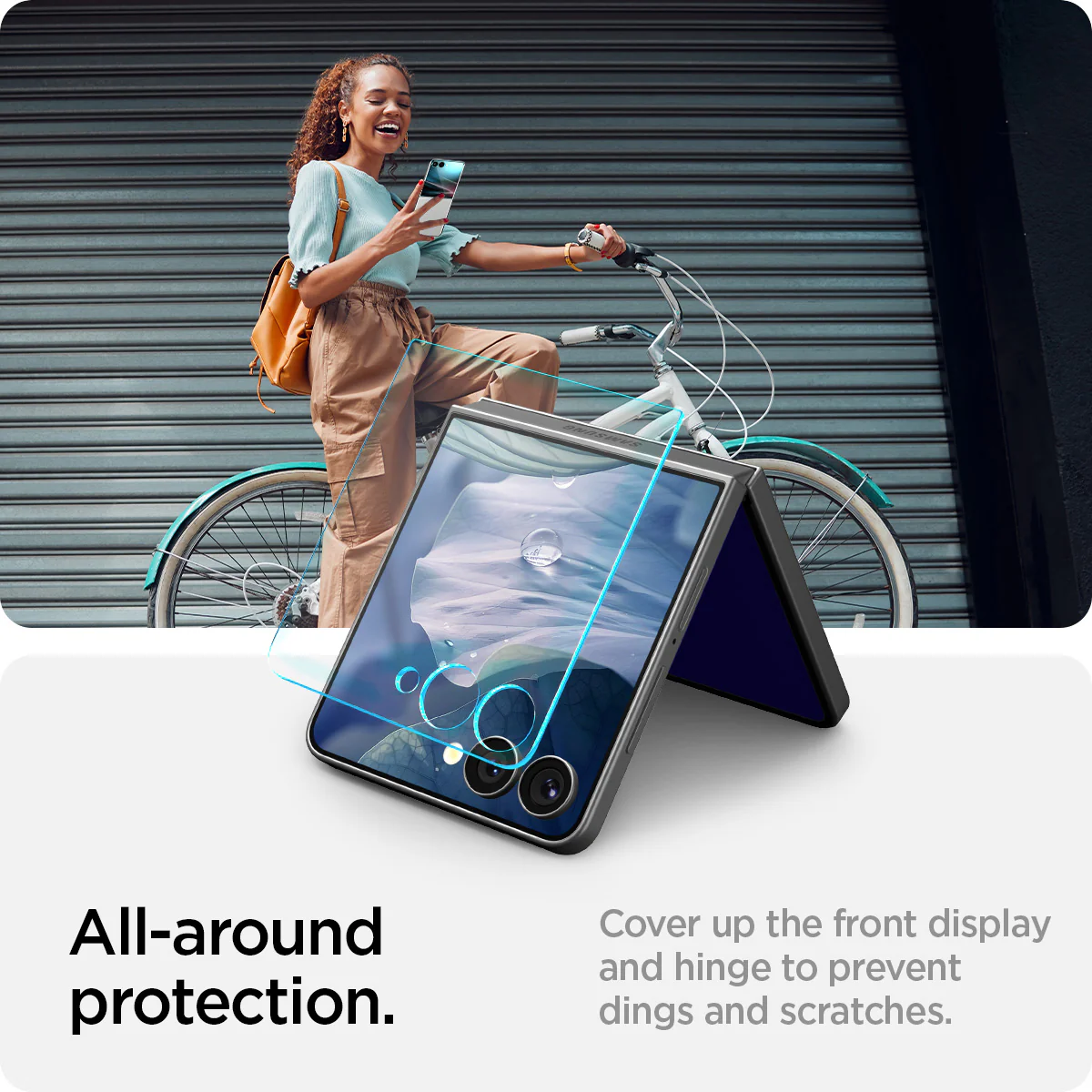 Galaxy Z Flip 7 Series - GLAS.tR EZ Fit 11 Galaxy Z Flip 7 Series - GLAS.tR EZ Fit